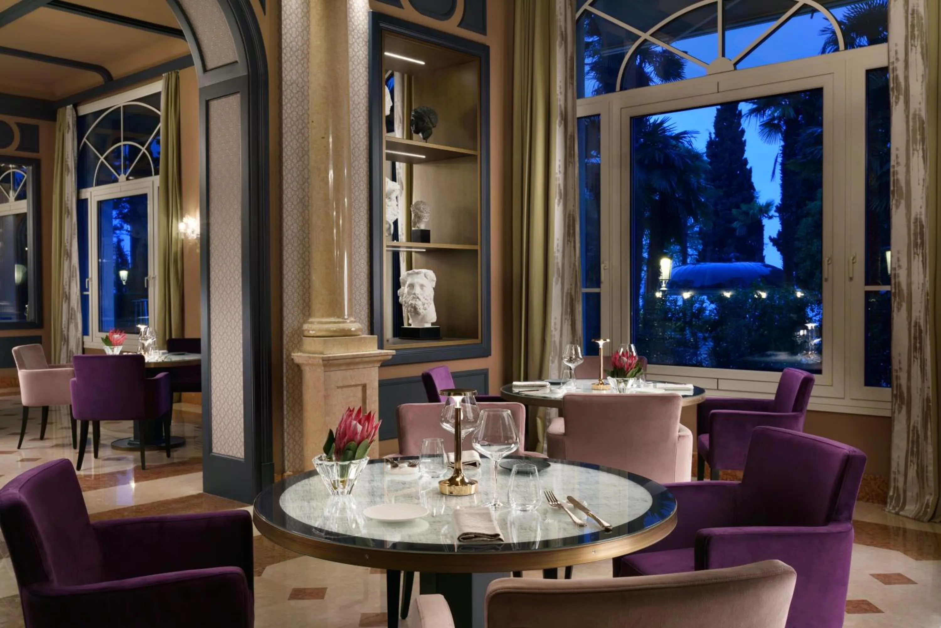 Restaurant/places to eat in Villa Cortine Palace Relais Chateaux