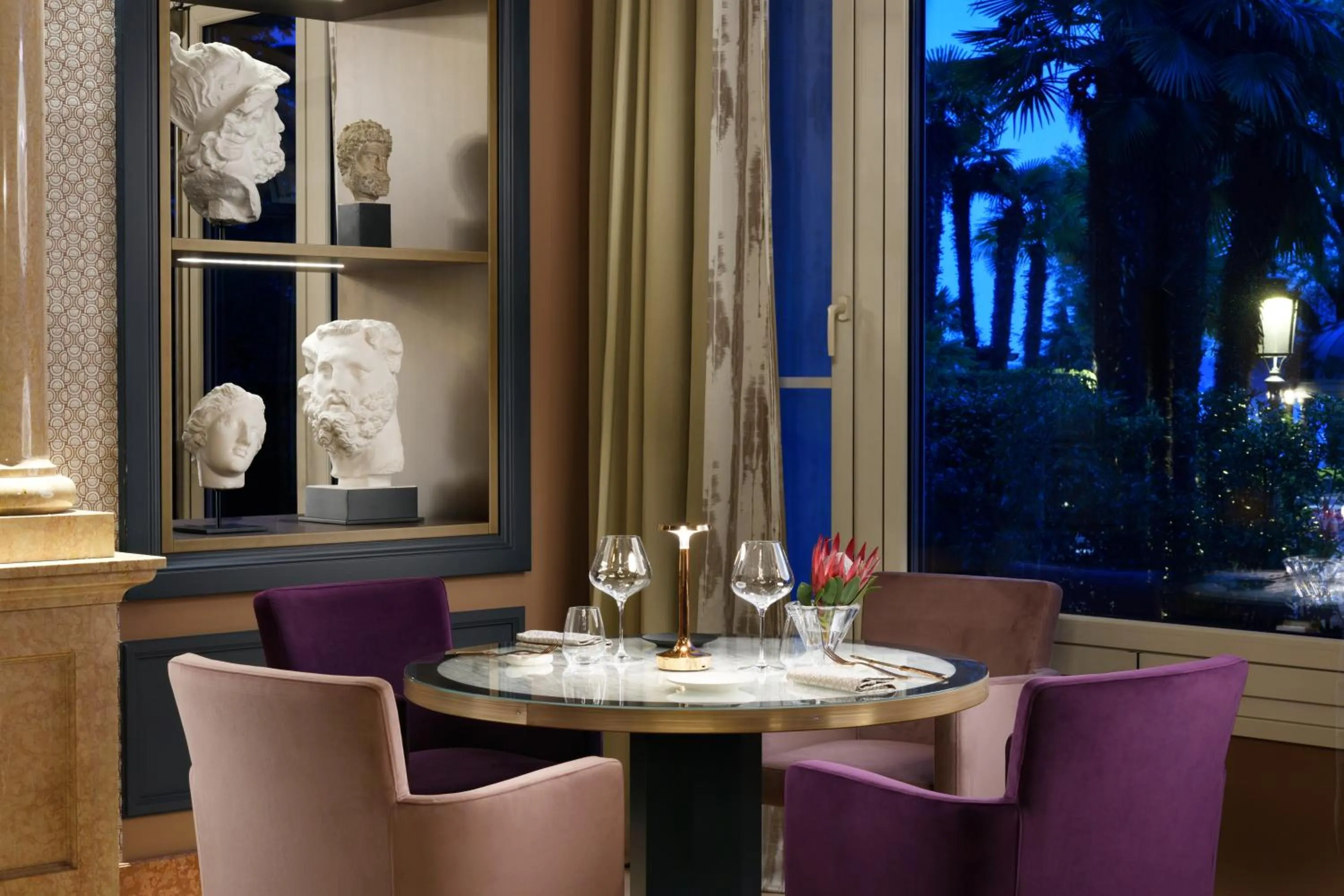 Restaurant/places to eat in Villa Cortine Palace Relais Chateaux