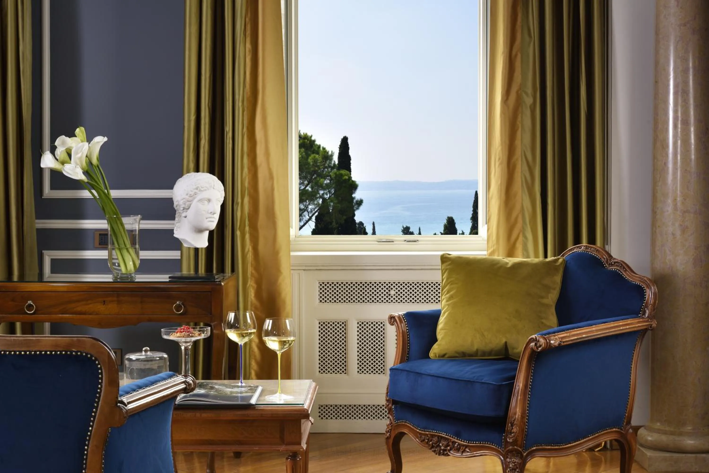 Lake view in Villa Cortine Palace Relais Chateaux