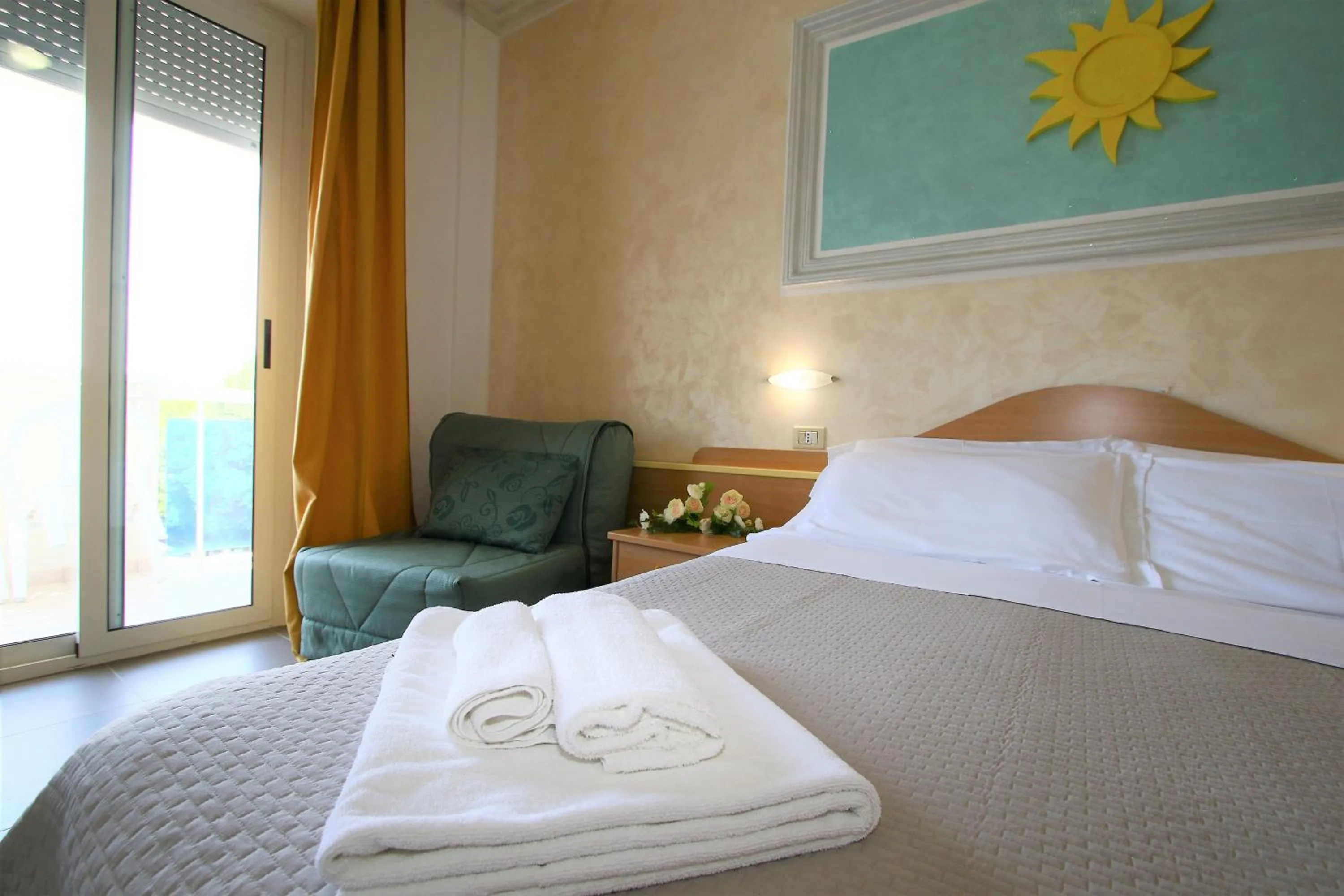 Bed in Hotel De Amicis