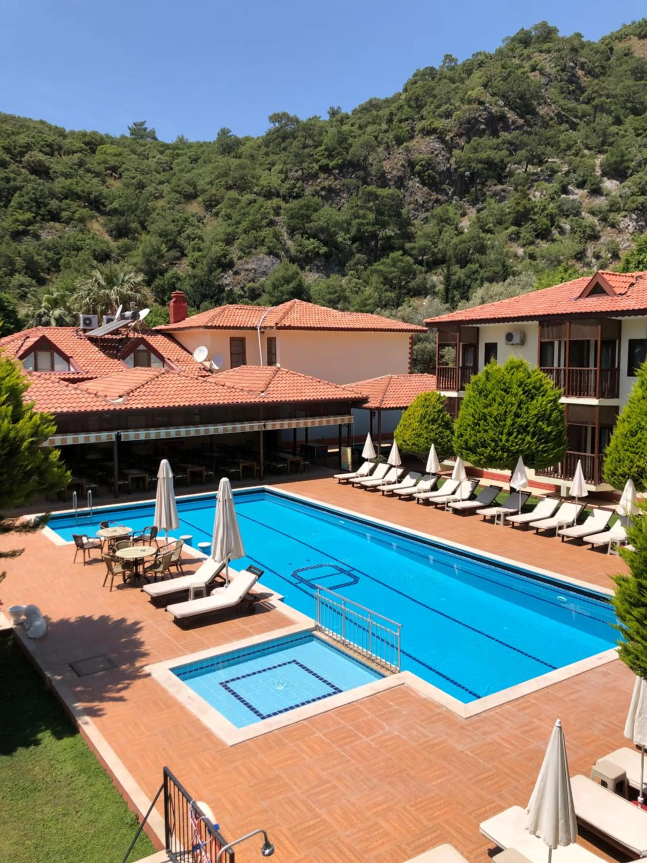 Pool view in Hotel Oludeniz