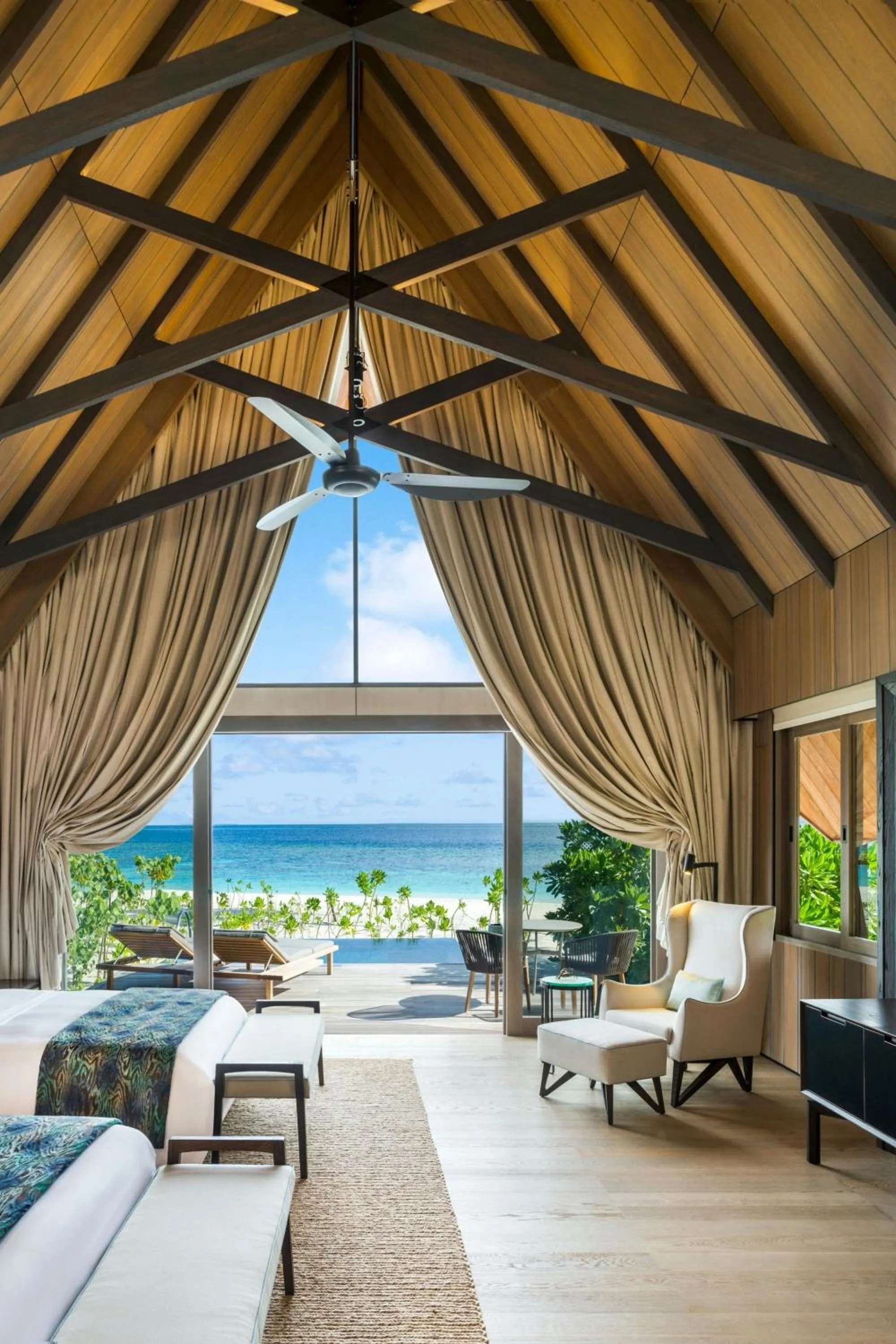 Bedroom in The St. Regis Maldives Vommuli Resort