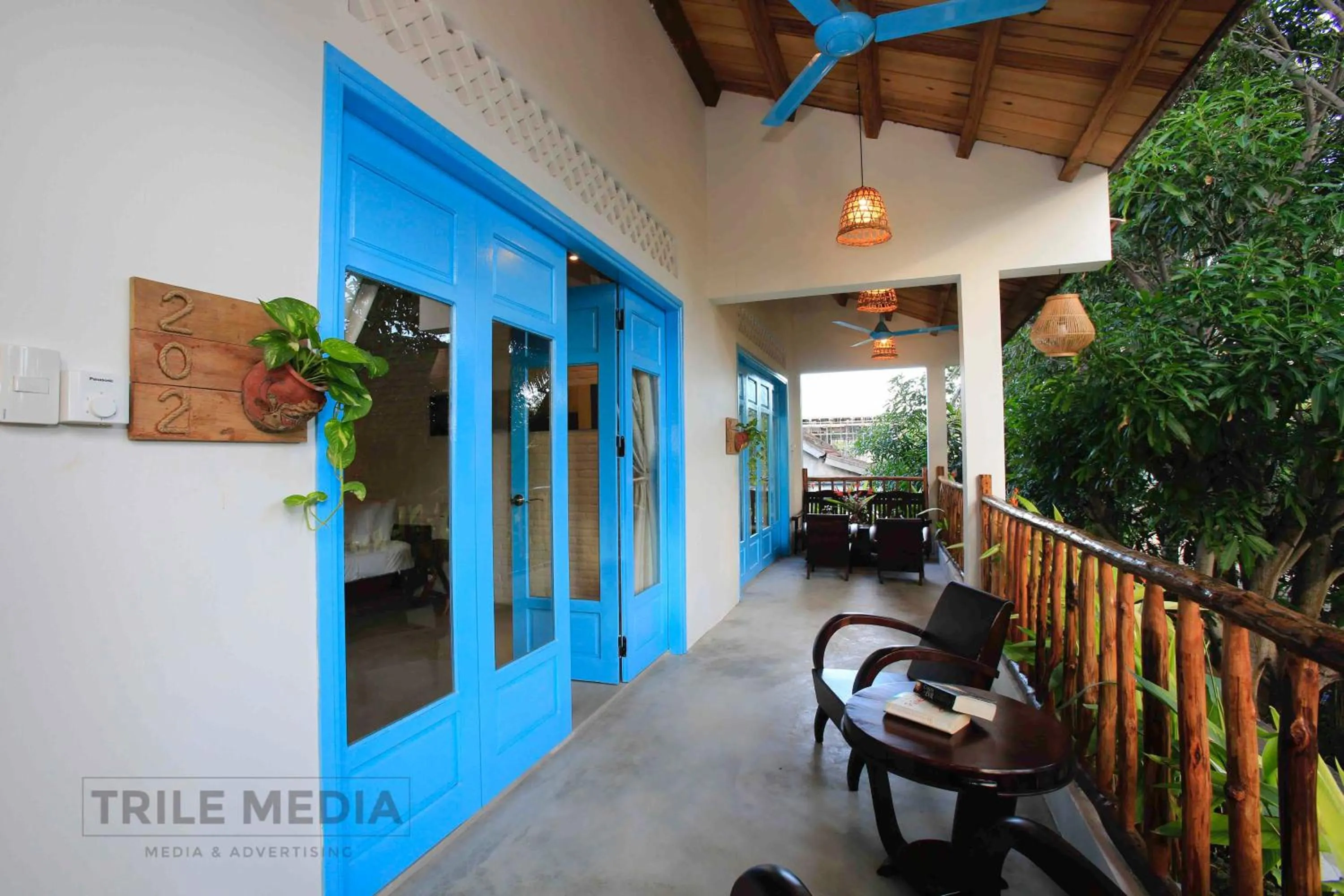 Balcony/Terrace in Life Beach Villa