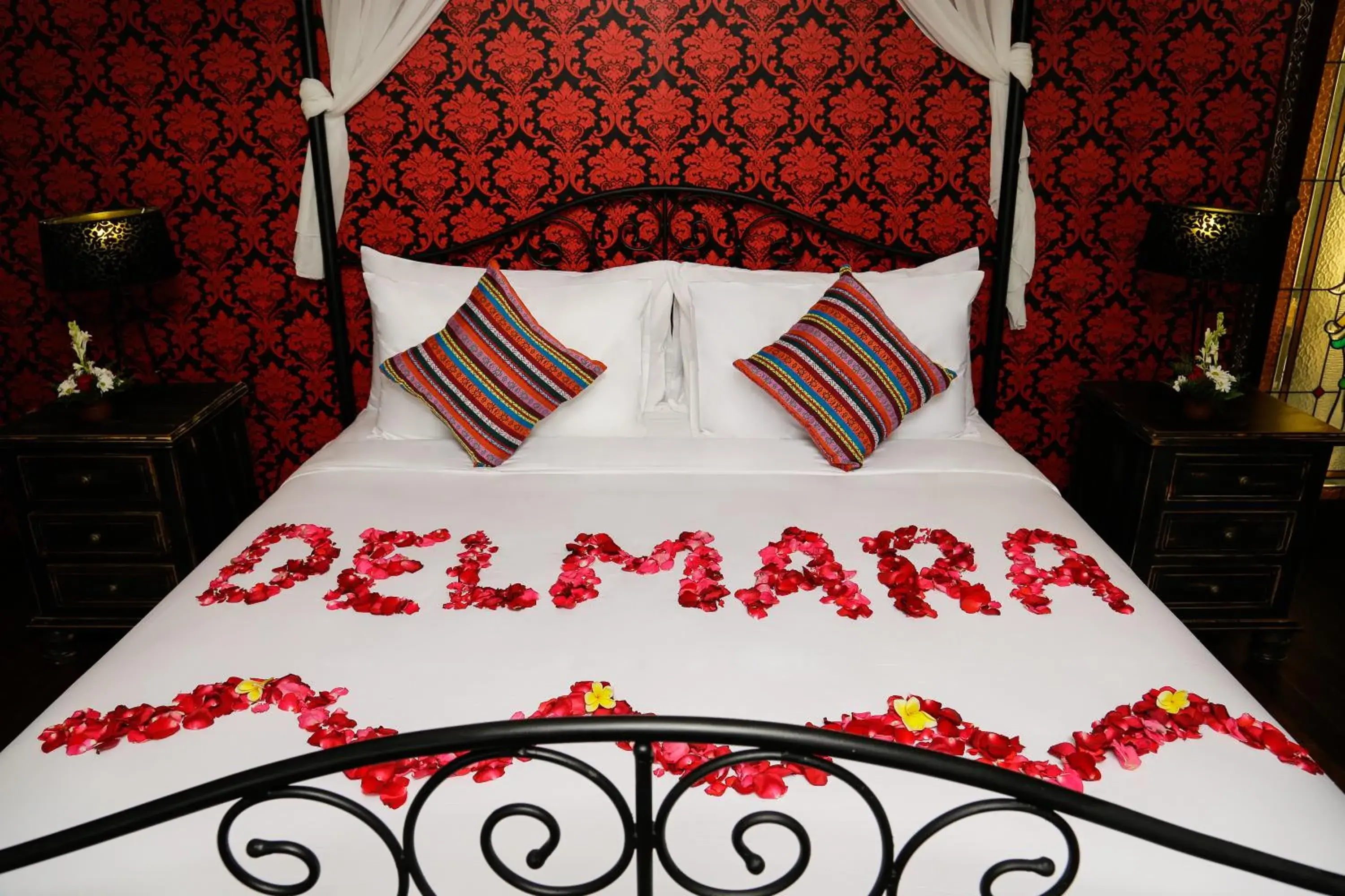 Bed in Villa Delmara at Balian Beach By Amerta Experience Bed in Villa Delmara at Balian Beach By Amerta Experience
