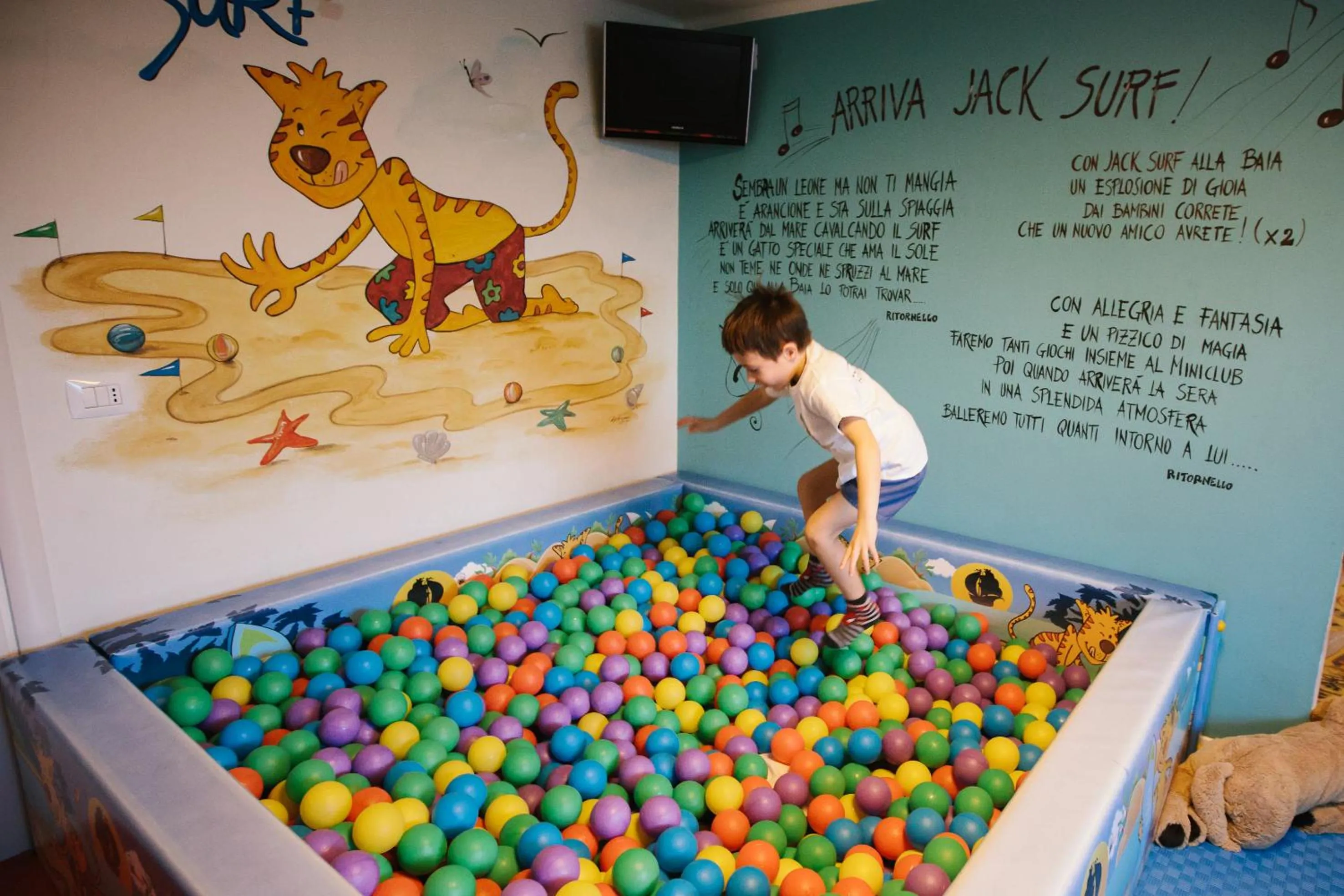 Kids's club in Hotel La Baia