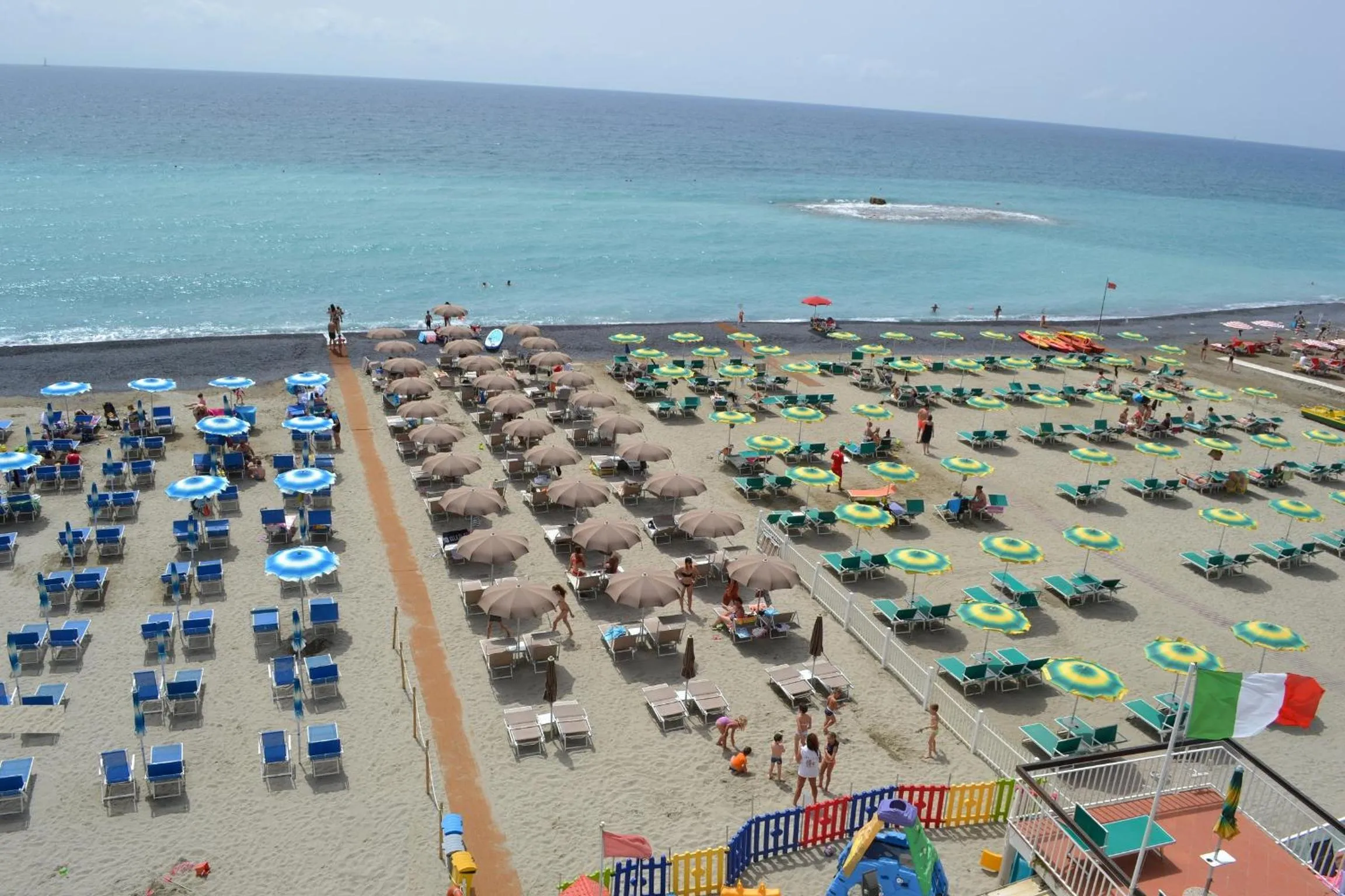 Beach in Hotel La Baia