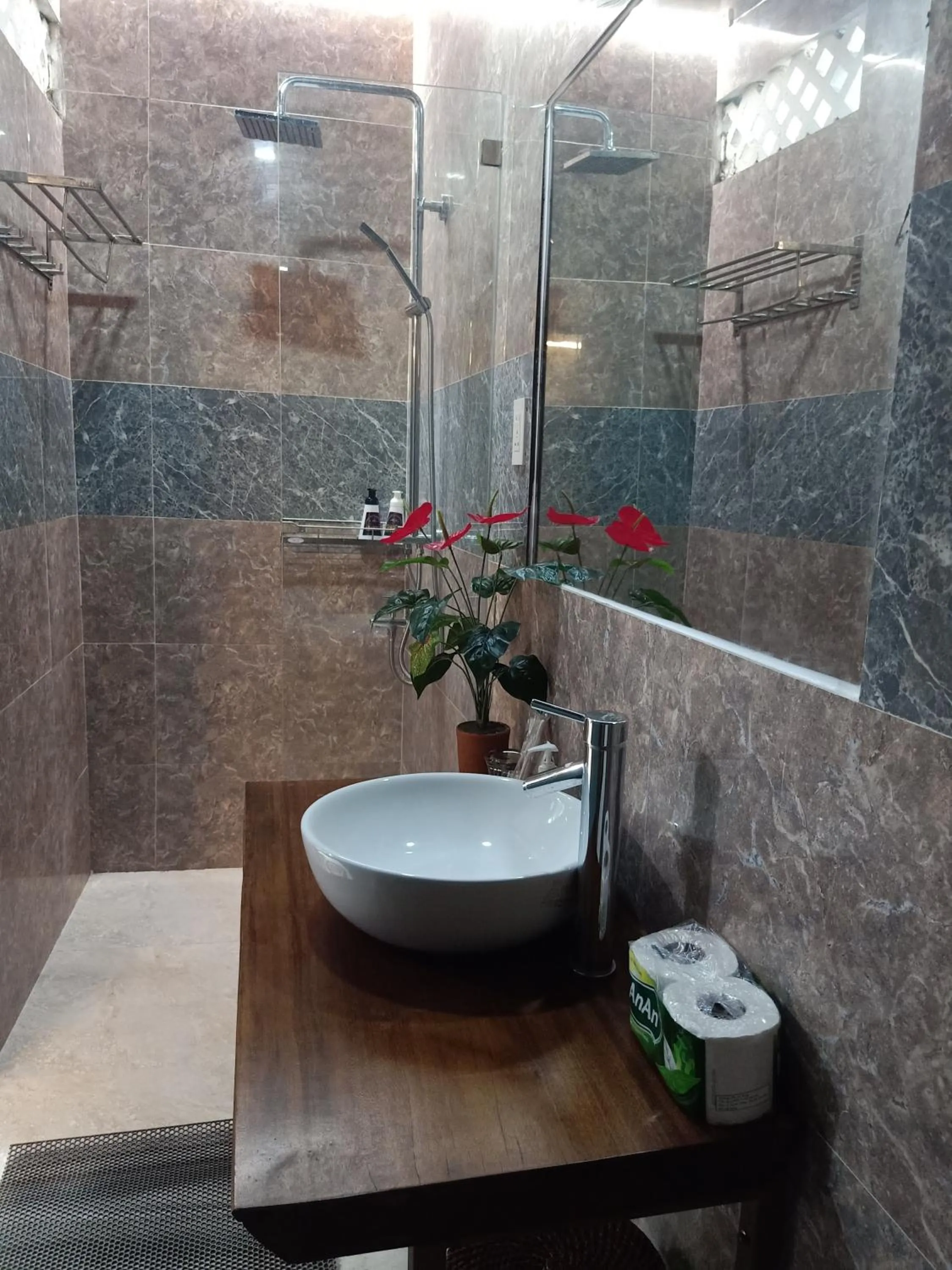 Shower in Terra Cotta Homestay