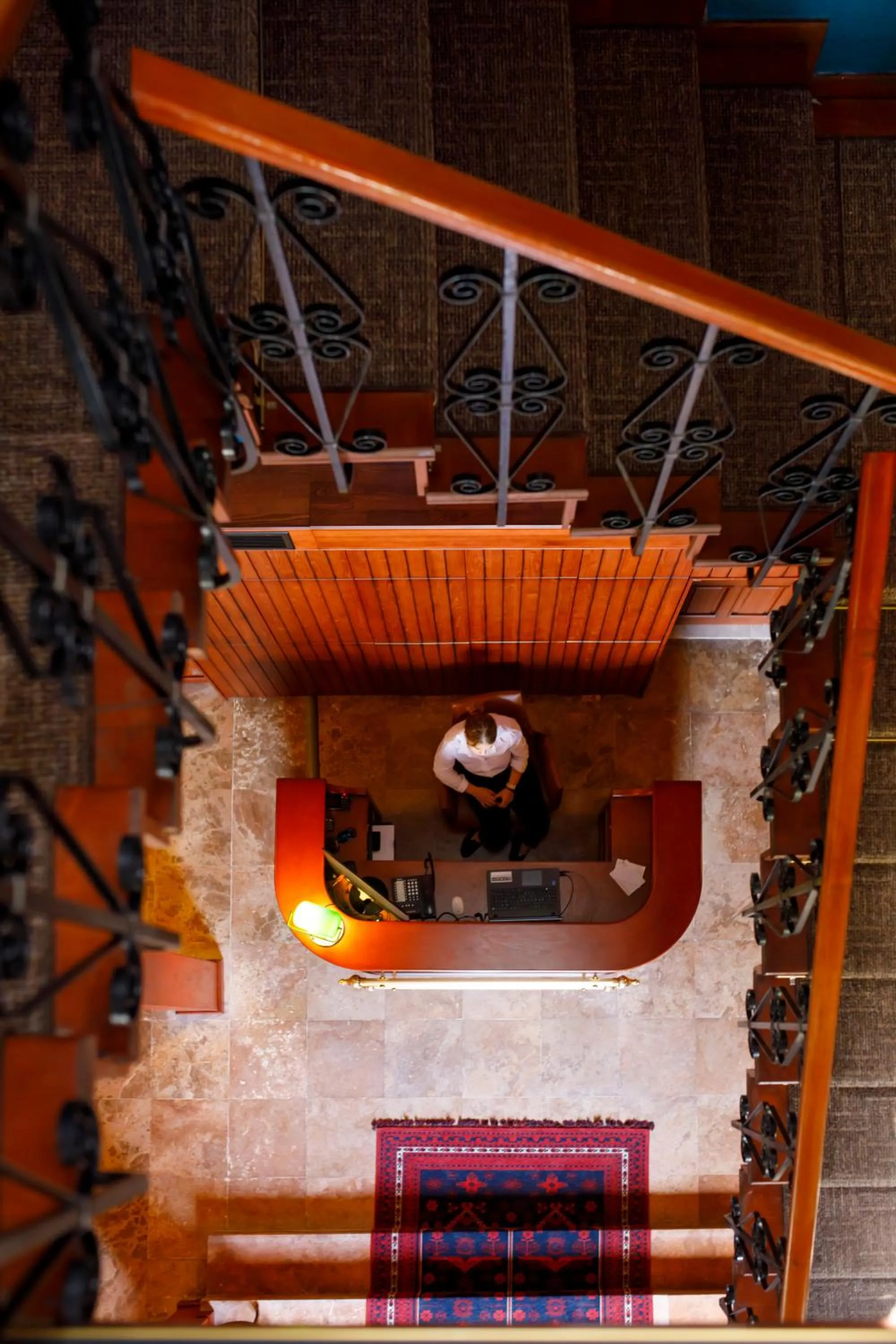 Inner courtyard view in Hotel Bosnali