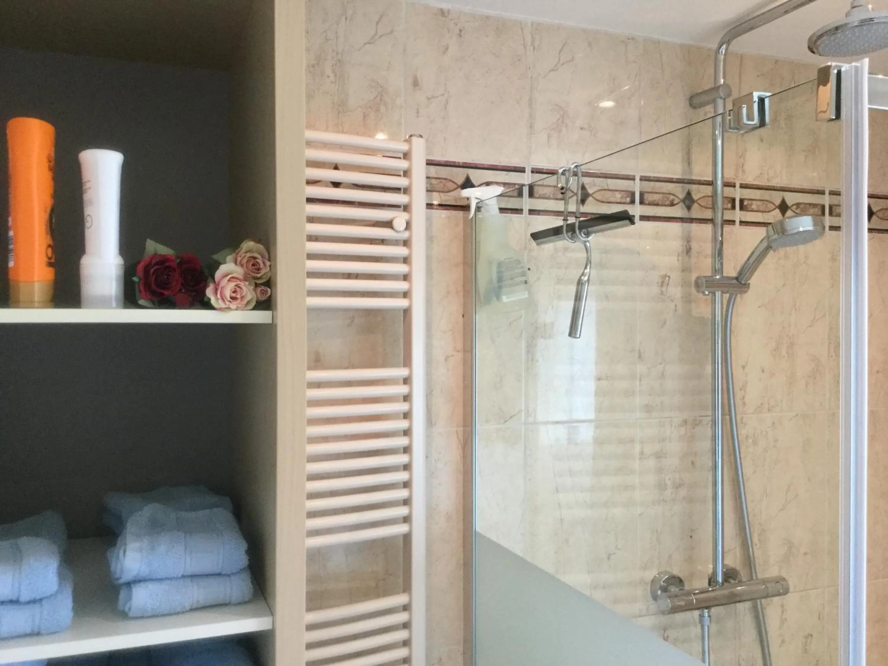Shower in Bed and Breakfast Ineke en John