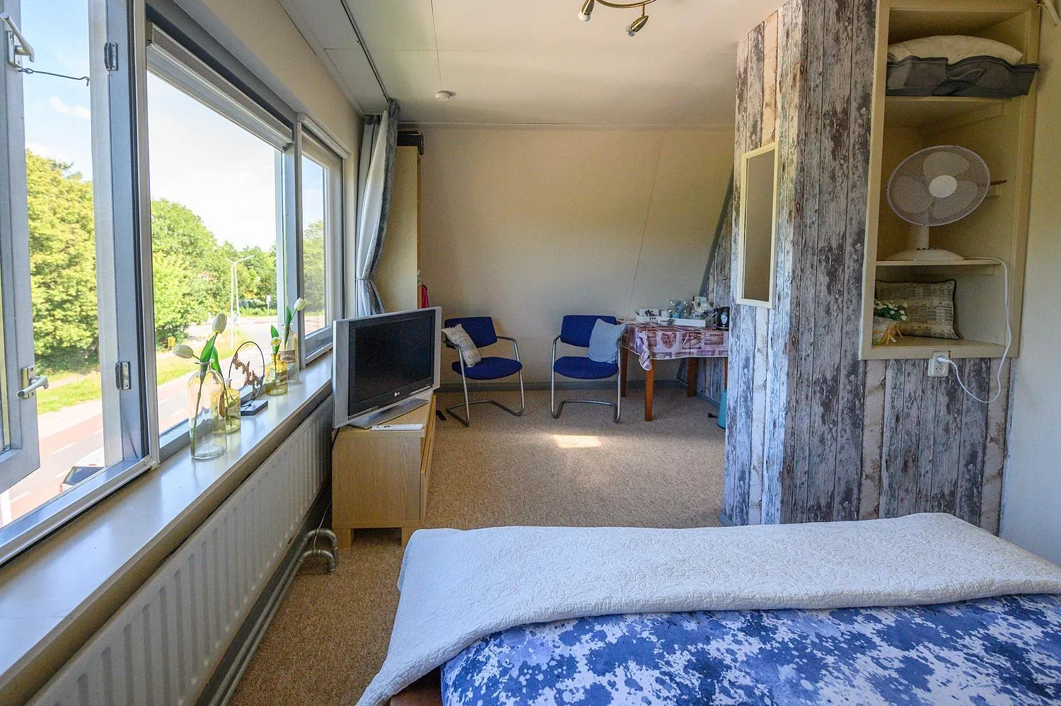 Balcony/Terrace, Bed in Bed and Breakfast Ineke en John