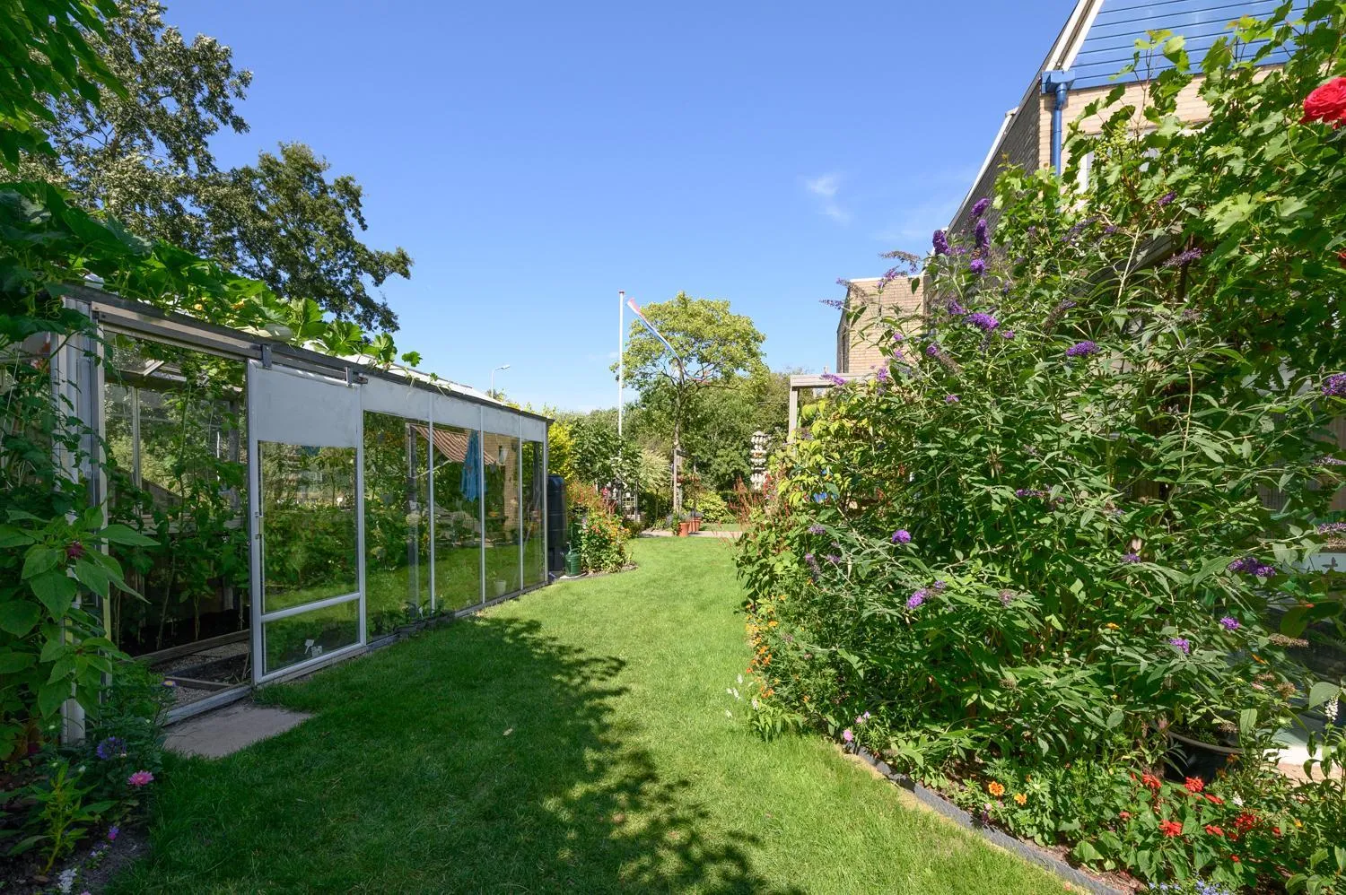 Garden in Bed and Breakfast Ineke en John