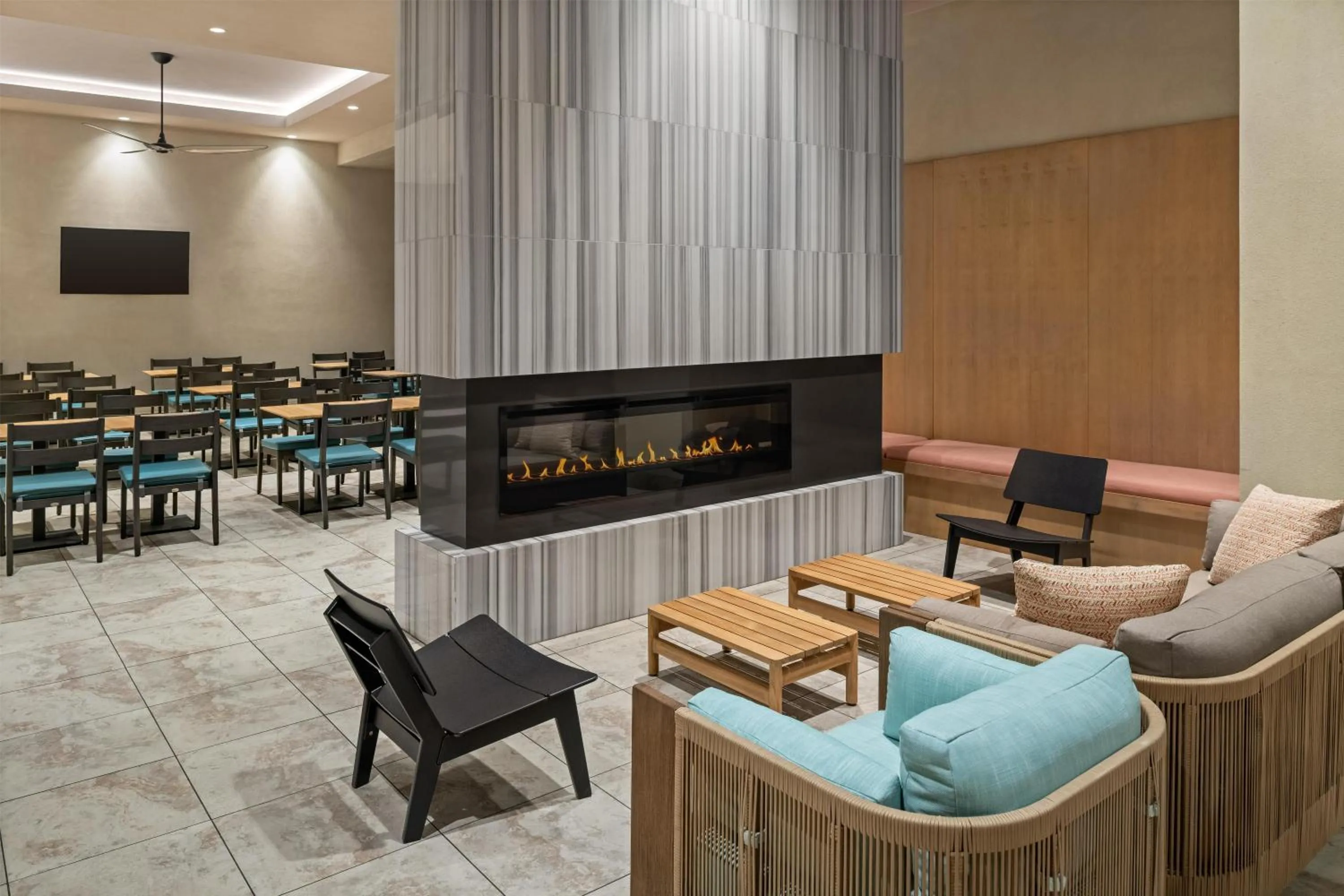 Lobby or reception in Hyatt House at Anaheim Resort/Convention Center