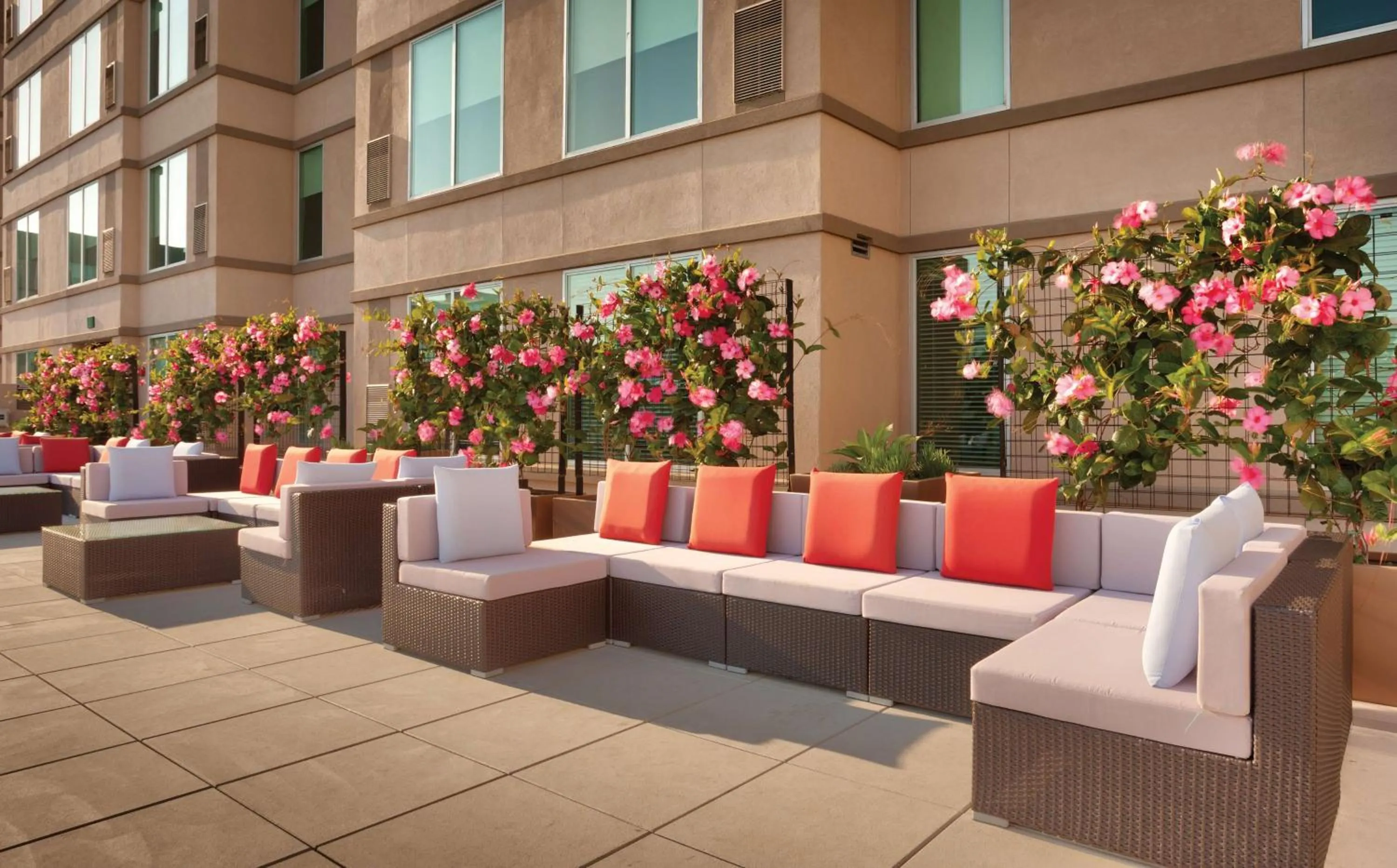 Pool view in Hyatt House at Anaheim Resort/Convention Center