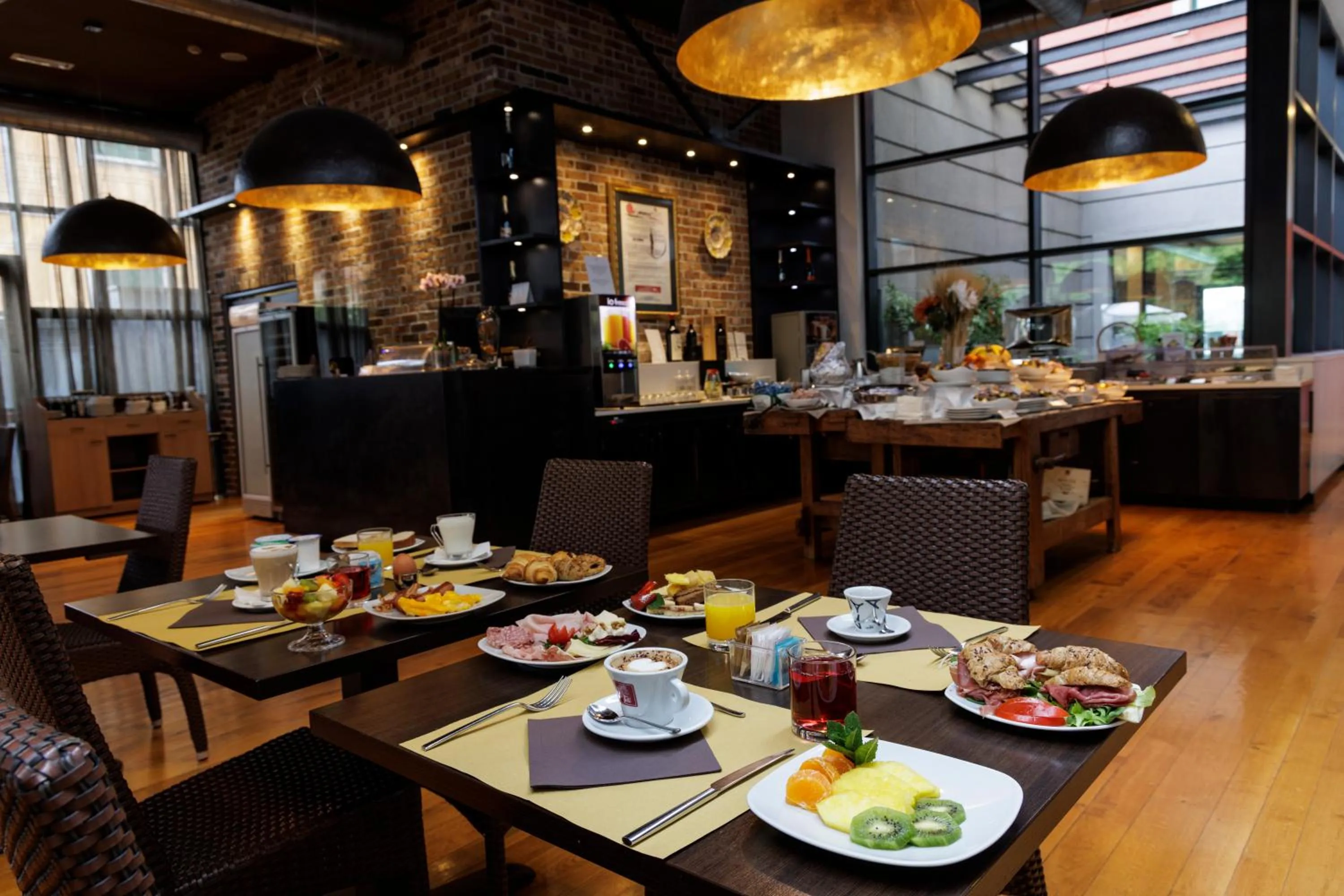 Buffet breakfast in Best Western Falck Village Milano Sesto