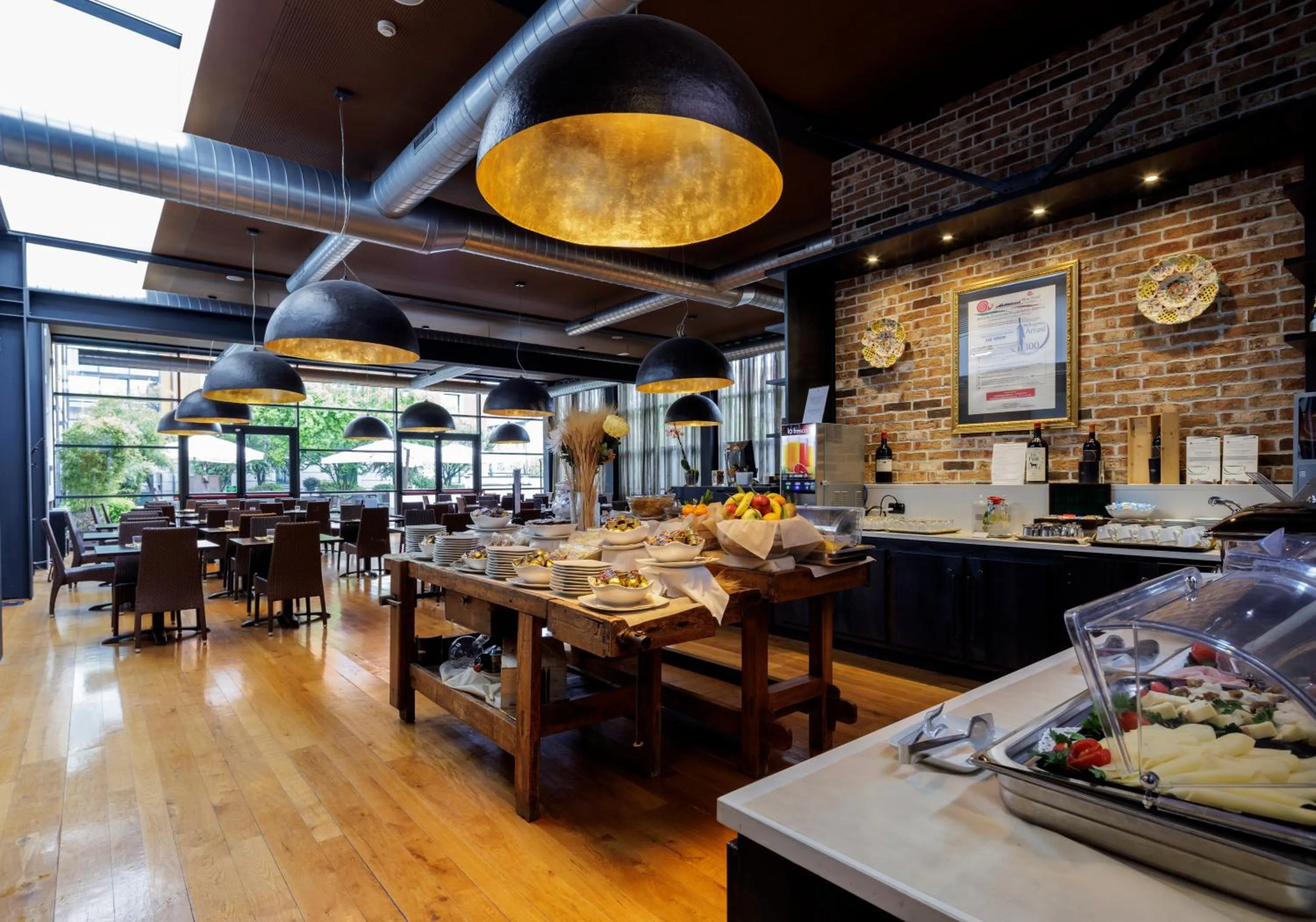 Buffet breakfast in Best Western Falck Village Milano Sesto