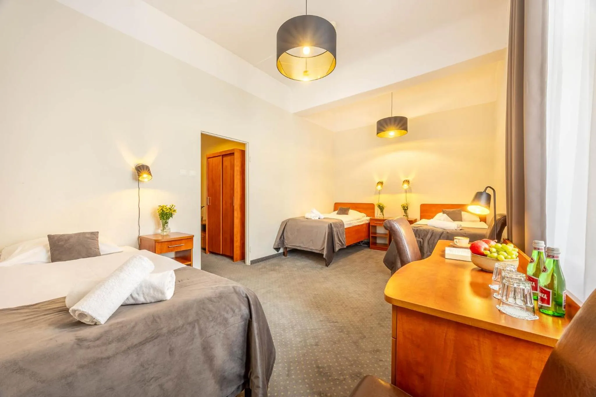 Bed in Hotel Polonia Centrum