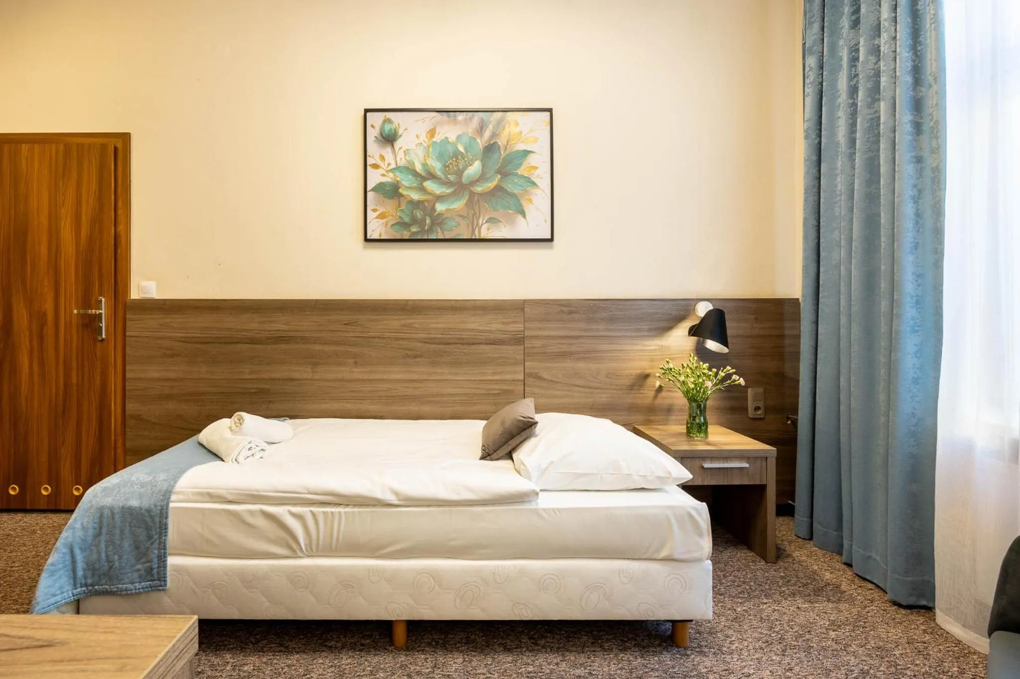 Bed in Hotel Polonia Centrum