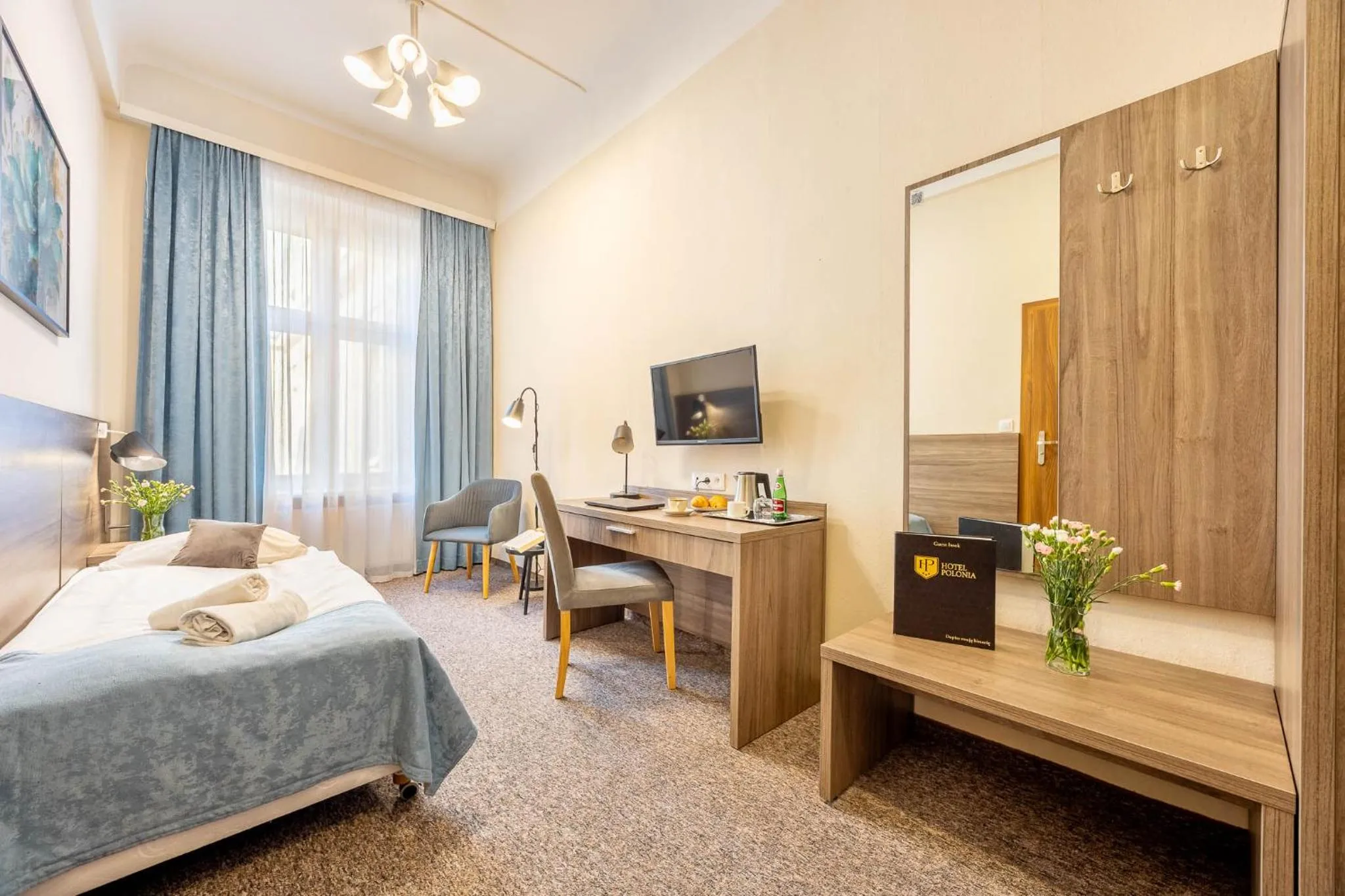 Bed in Hotel Polonia Centrum