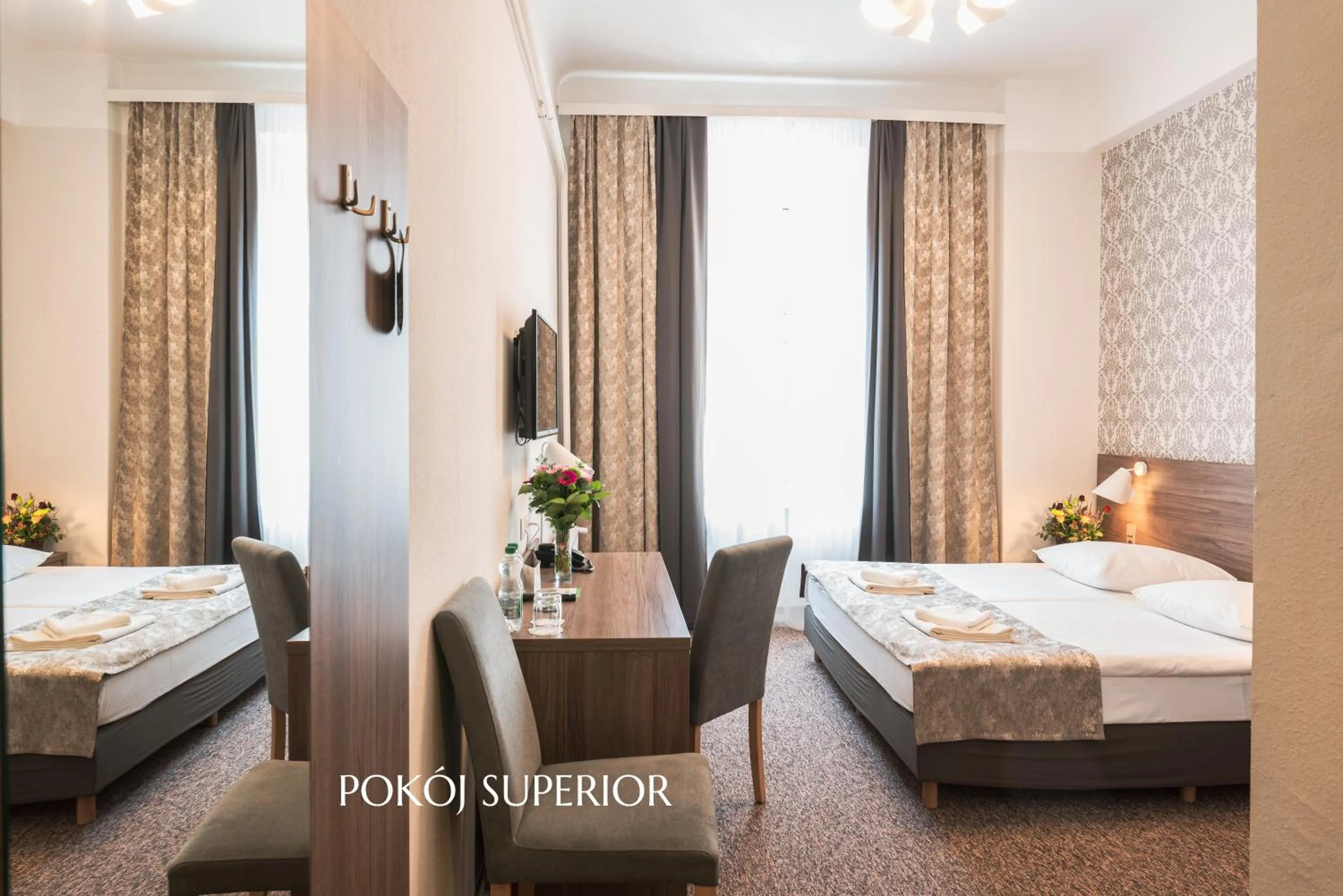 Bed in Hotel Polonia Centrum