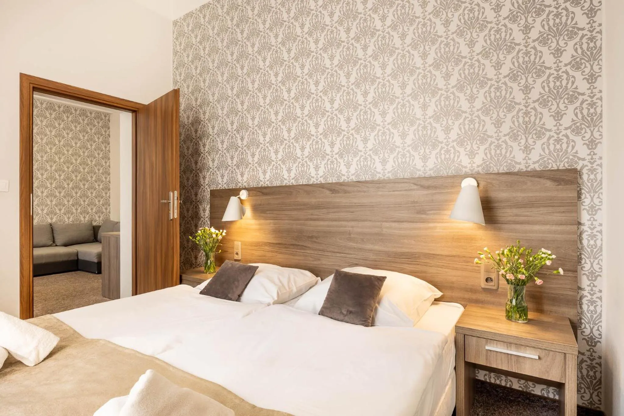 Bed in Hotel Polonia Centrum