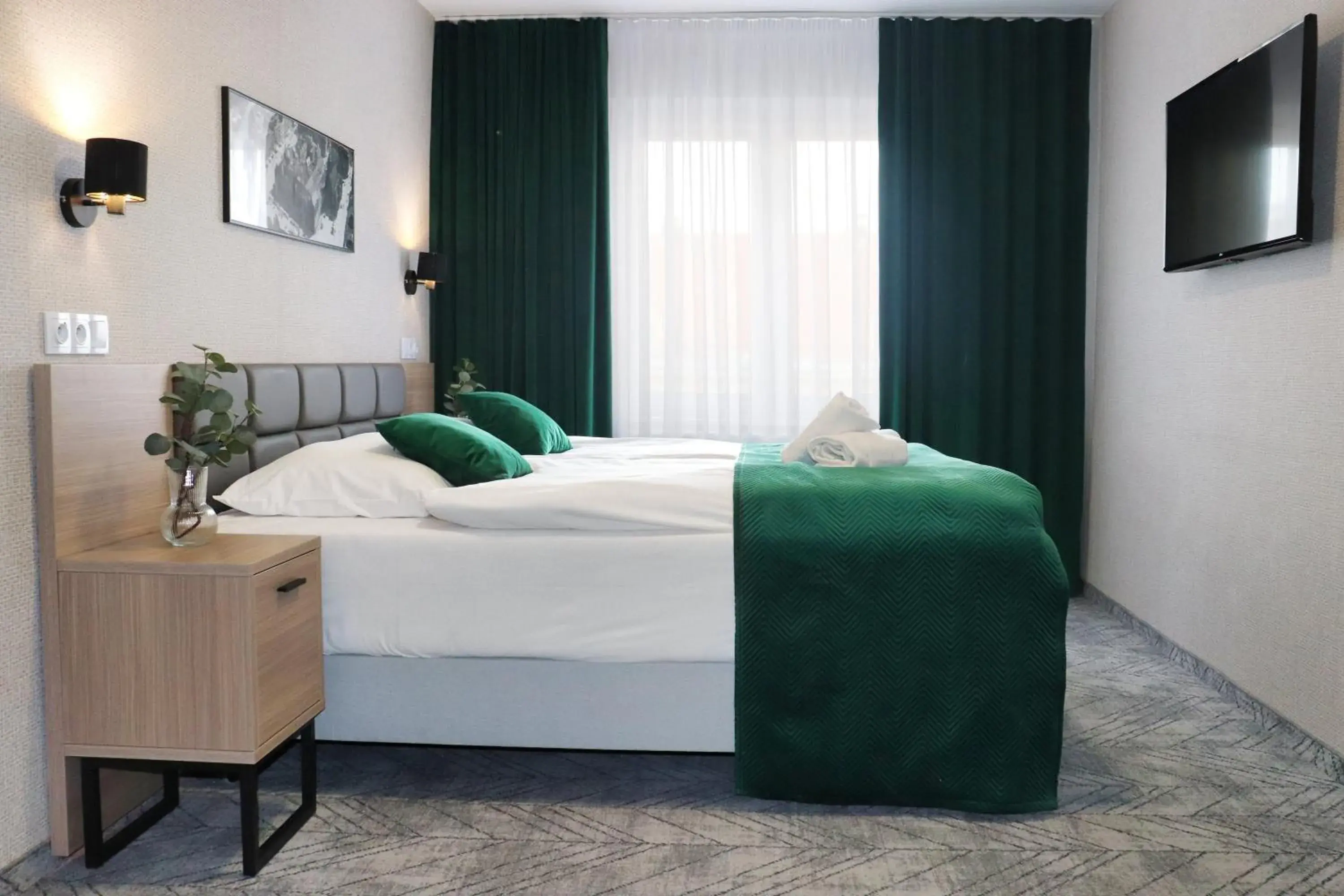 Bedroom, Bed in Hotel Polonia Centrum Bedroom, Bed in Hotel Polonia Centrum