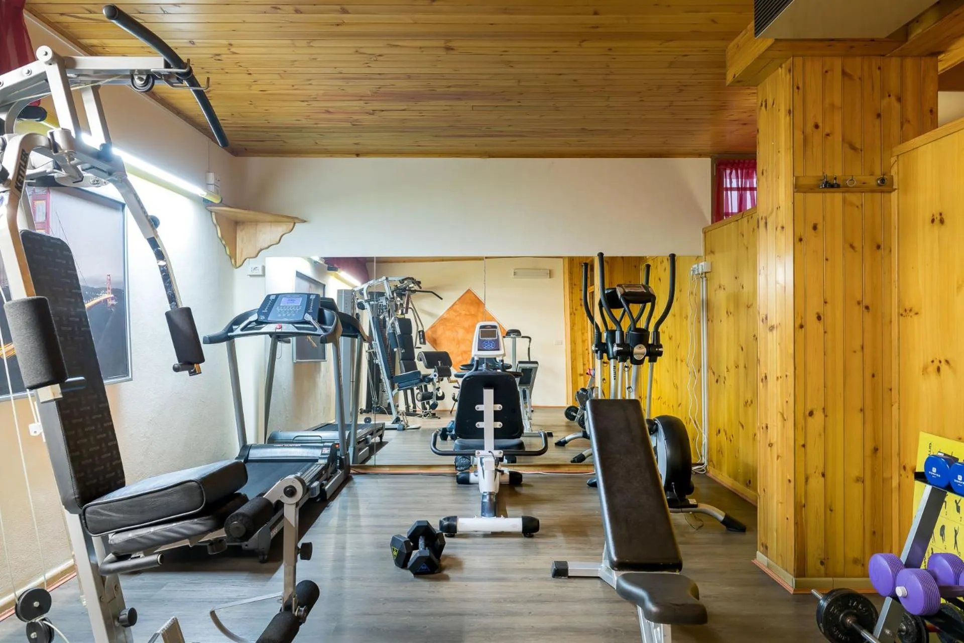 Fitness centre/facilities in Hotel Apollo