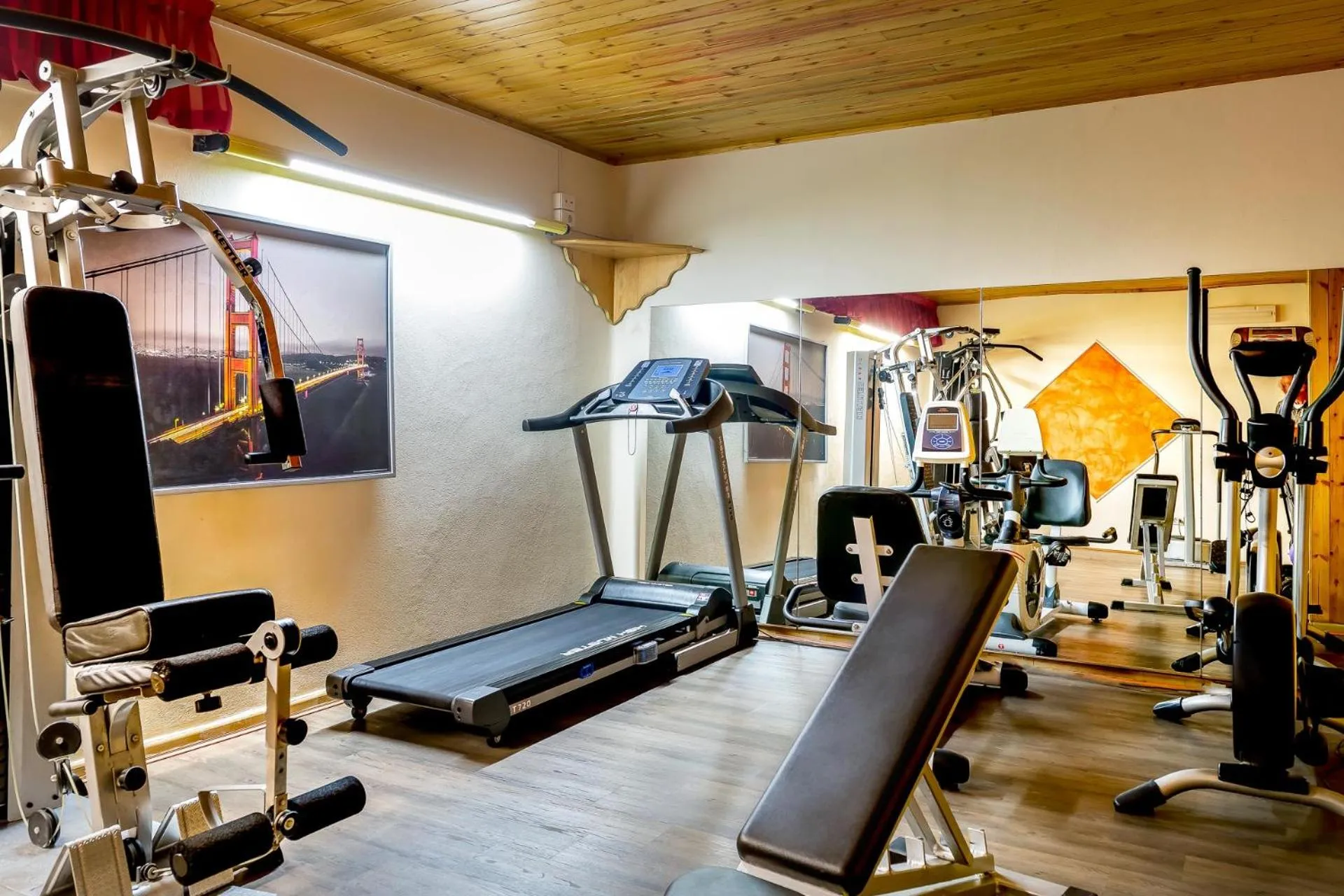 Fitness centre/facilities in Hotel Apollo