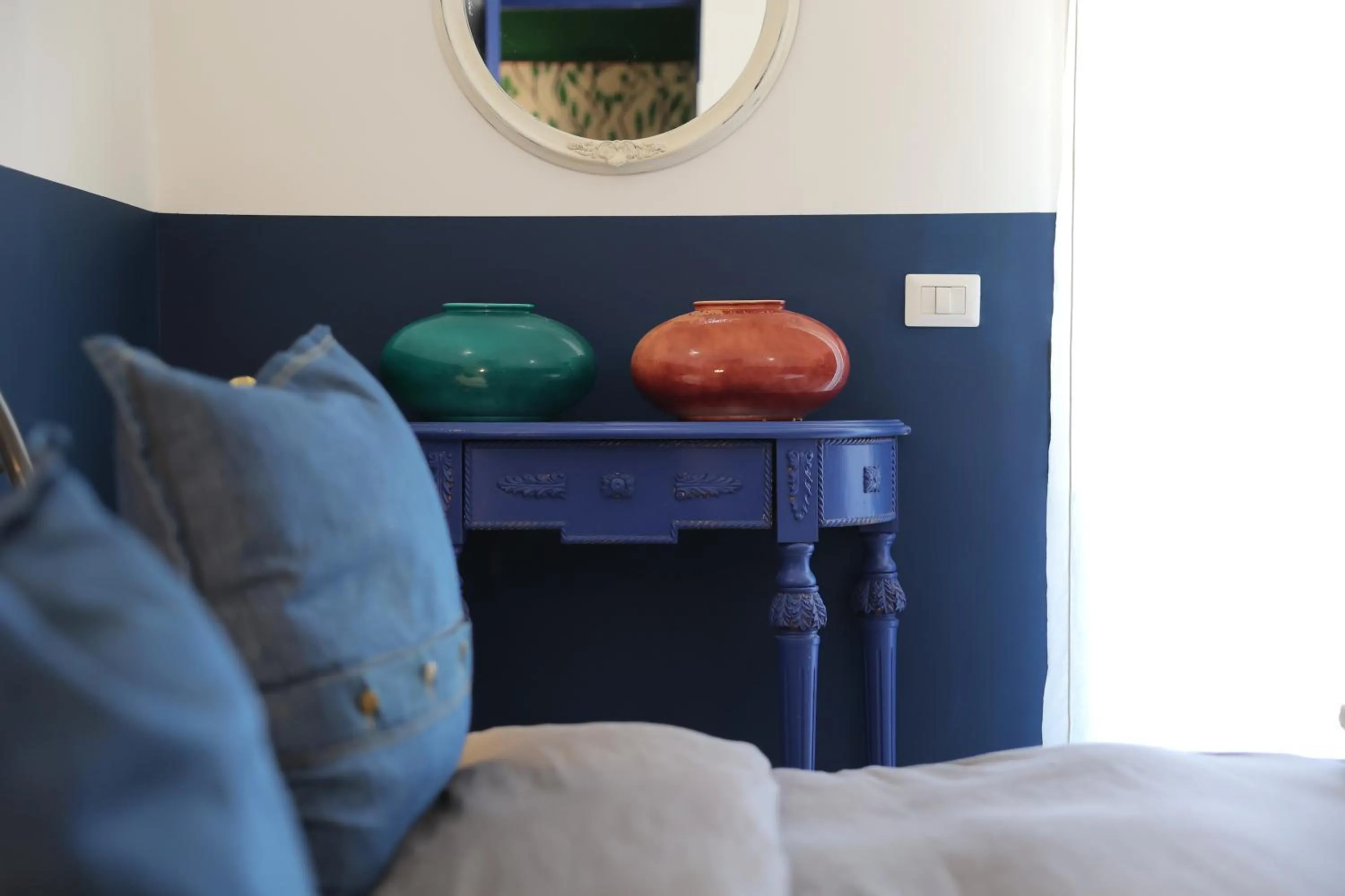 Decorative detail, Bed in Salotto Borbonico