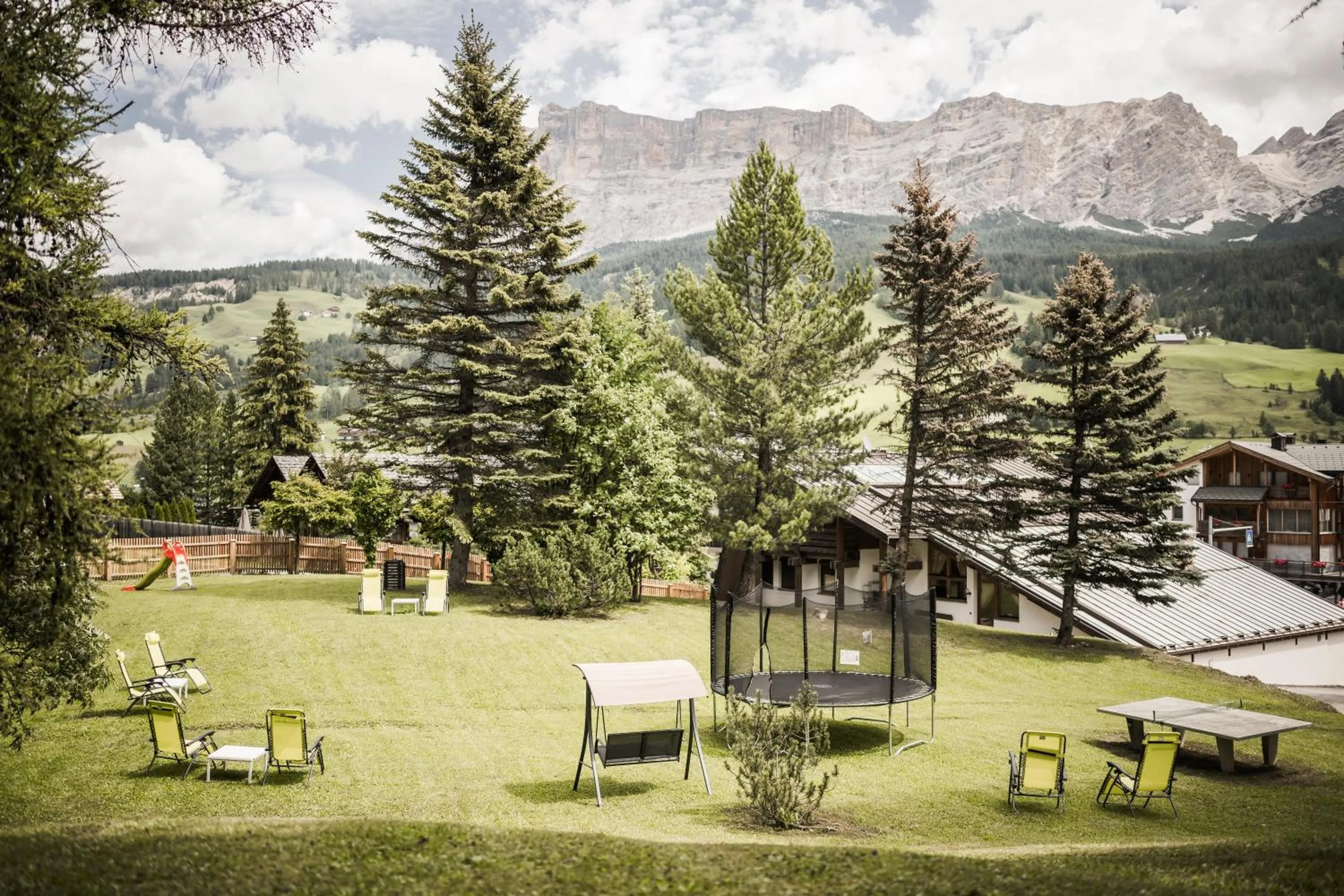 Garden in Hotel Ladinia