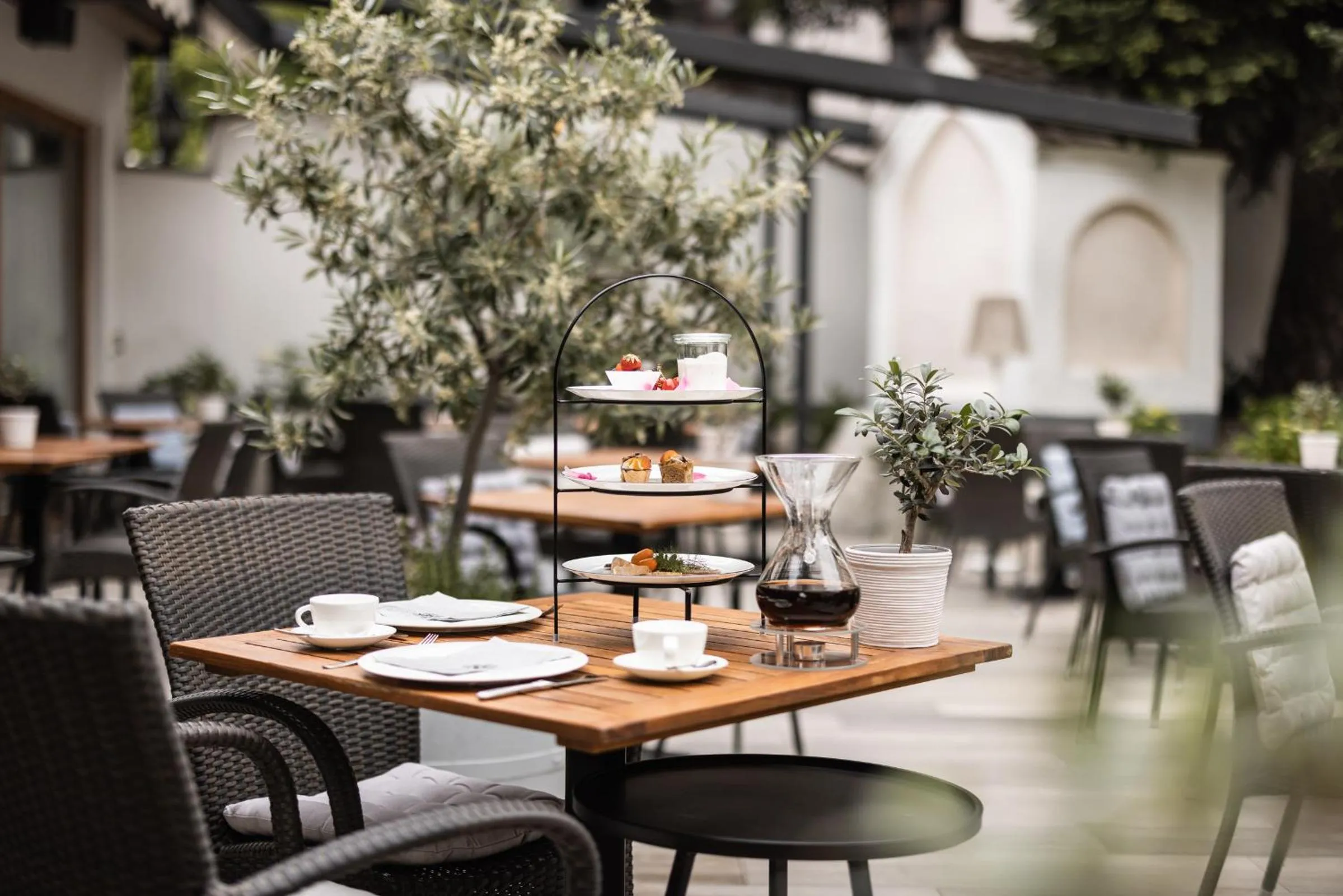 Balcony/Terrace in Boutique Hotel Zum Rosenbaum