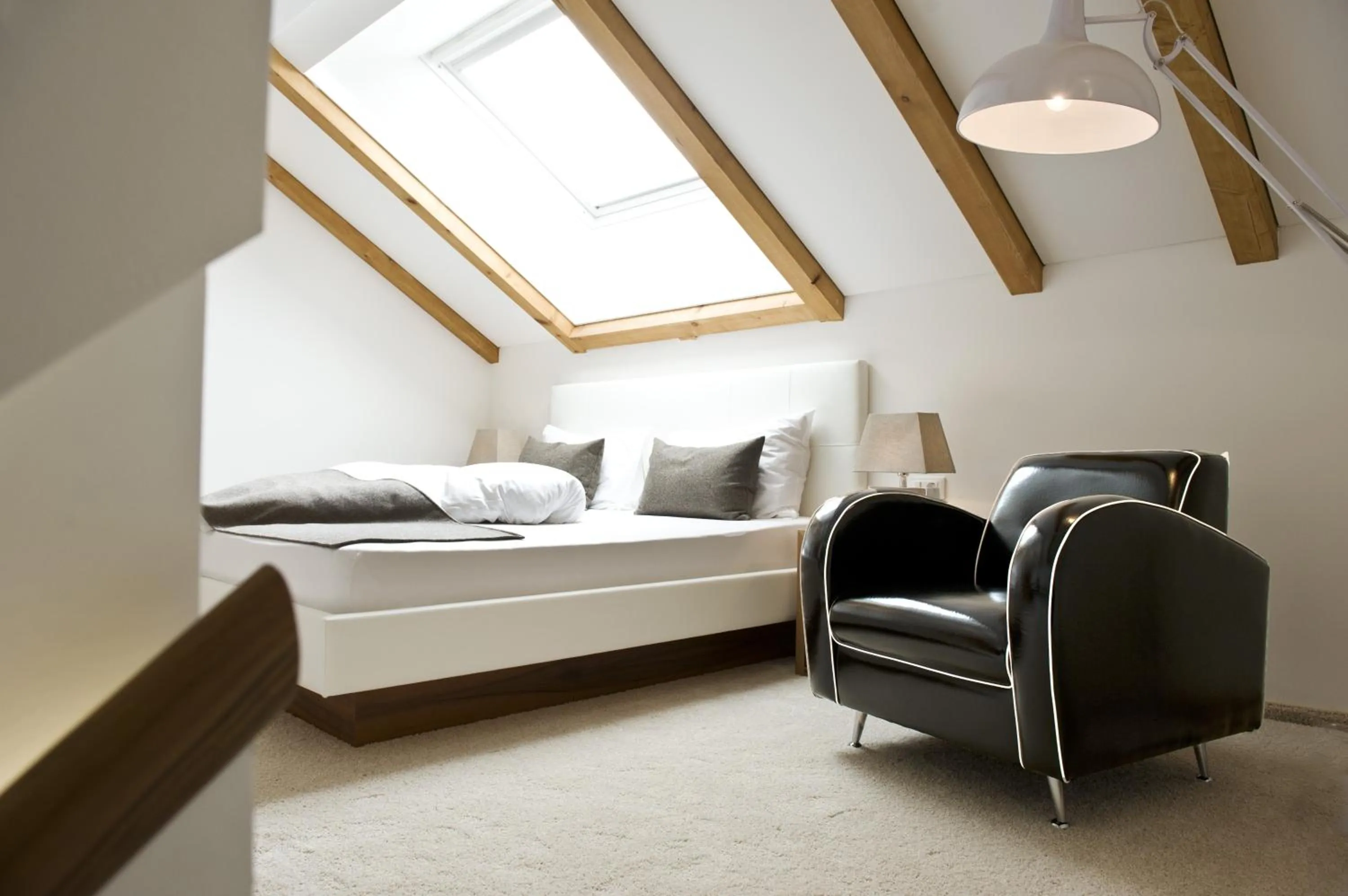 Photo of the whole room, Bed in Boutique Hotel Zum Rosenbaum