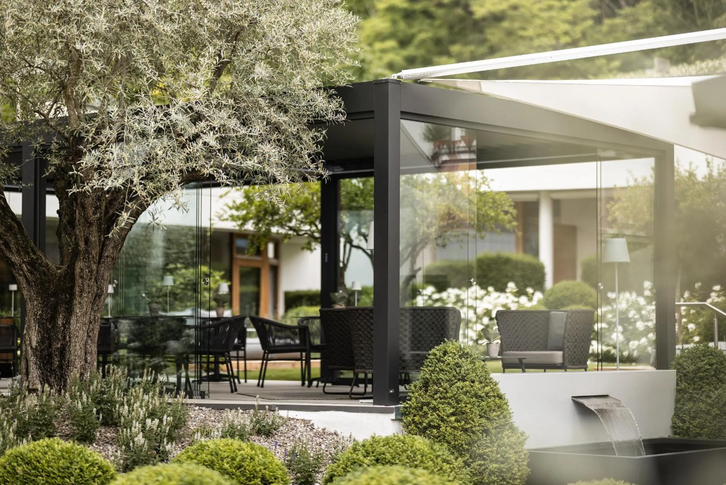 Garden in Boutique Hotel Zum Rosenbaum