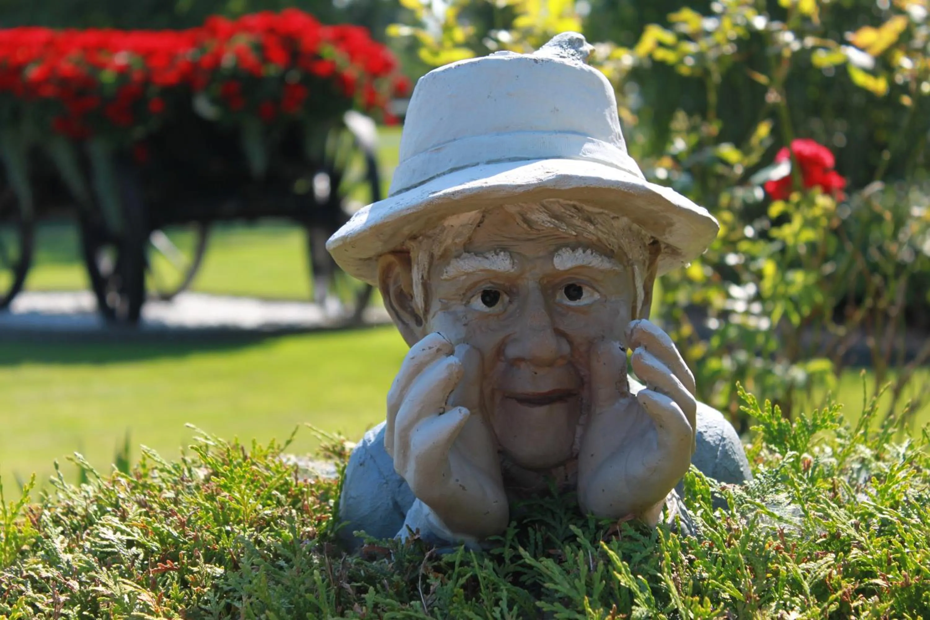 Garden view in Landhaus-Altebrücke