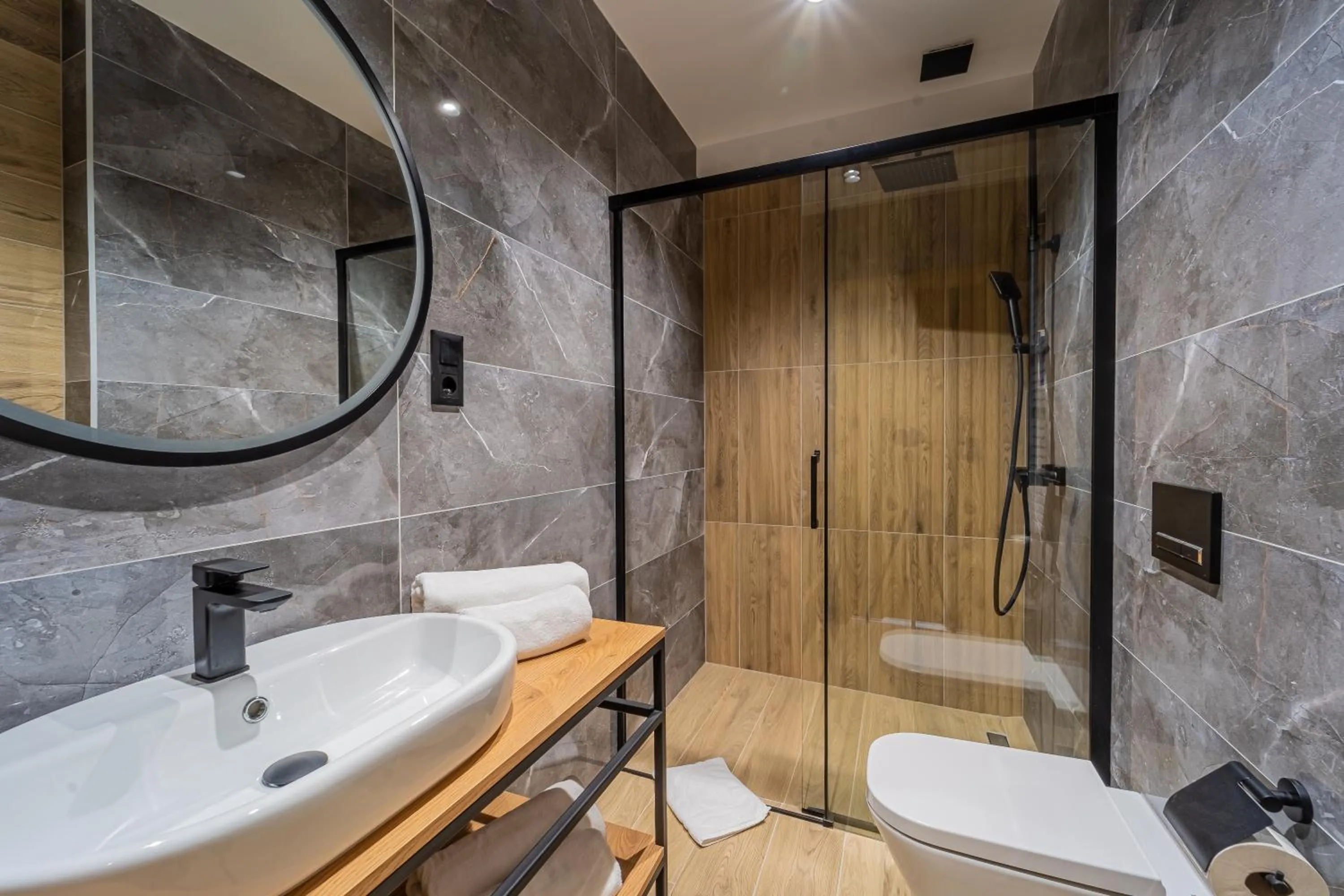 Bathroom in Hotel Polski