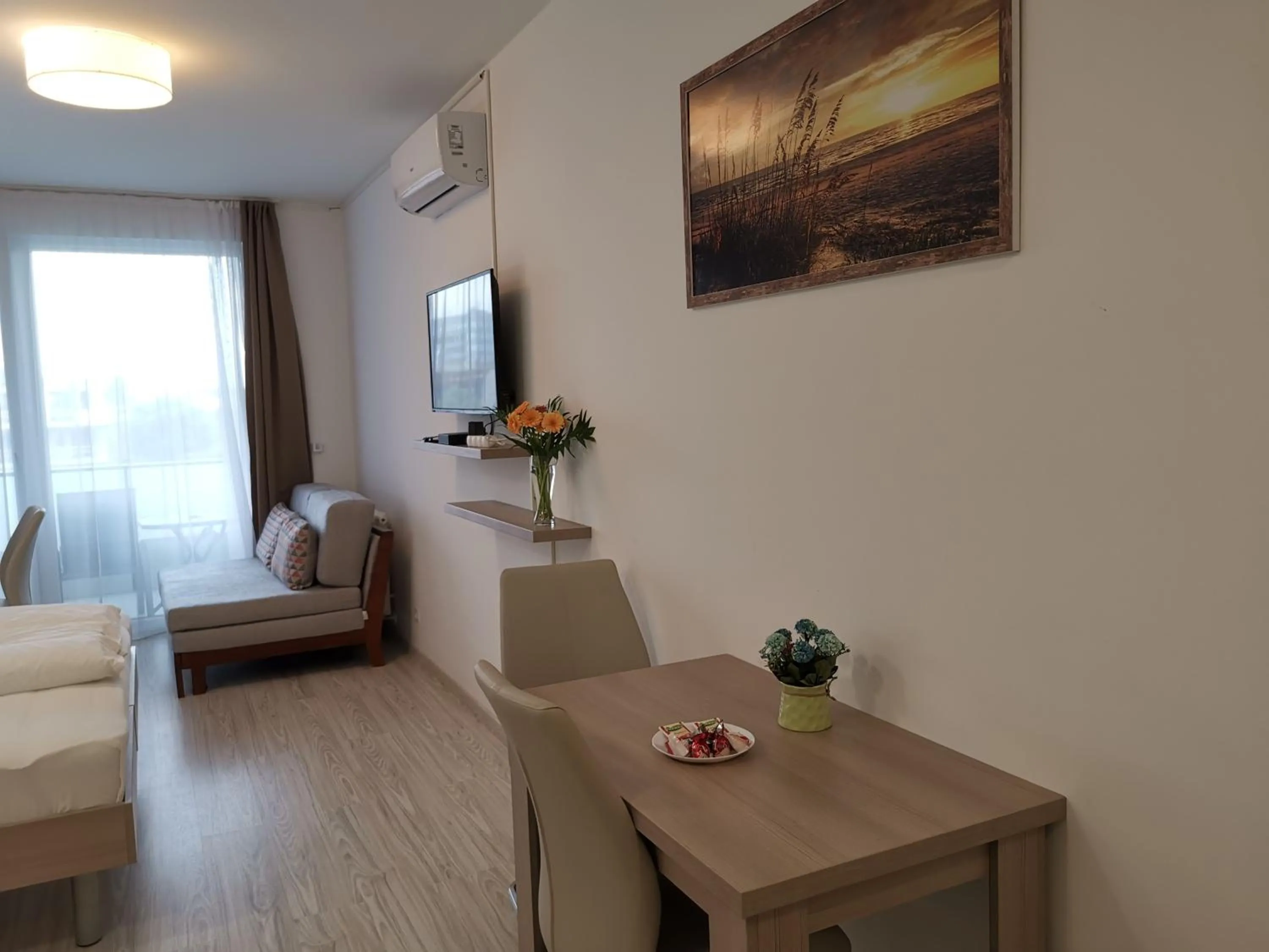 Bed in Corvin holiday Apartments hotel