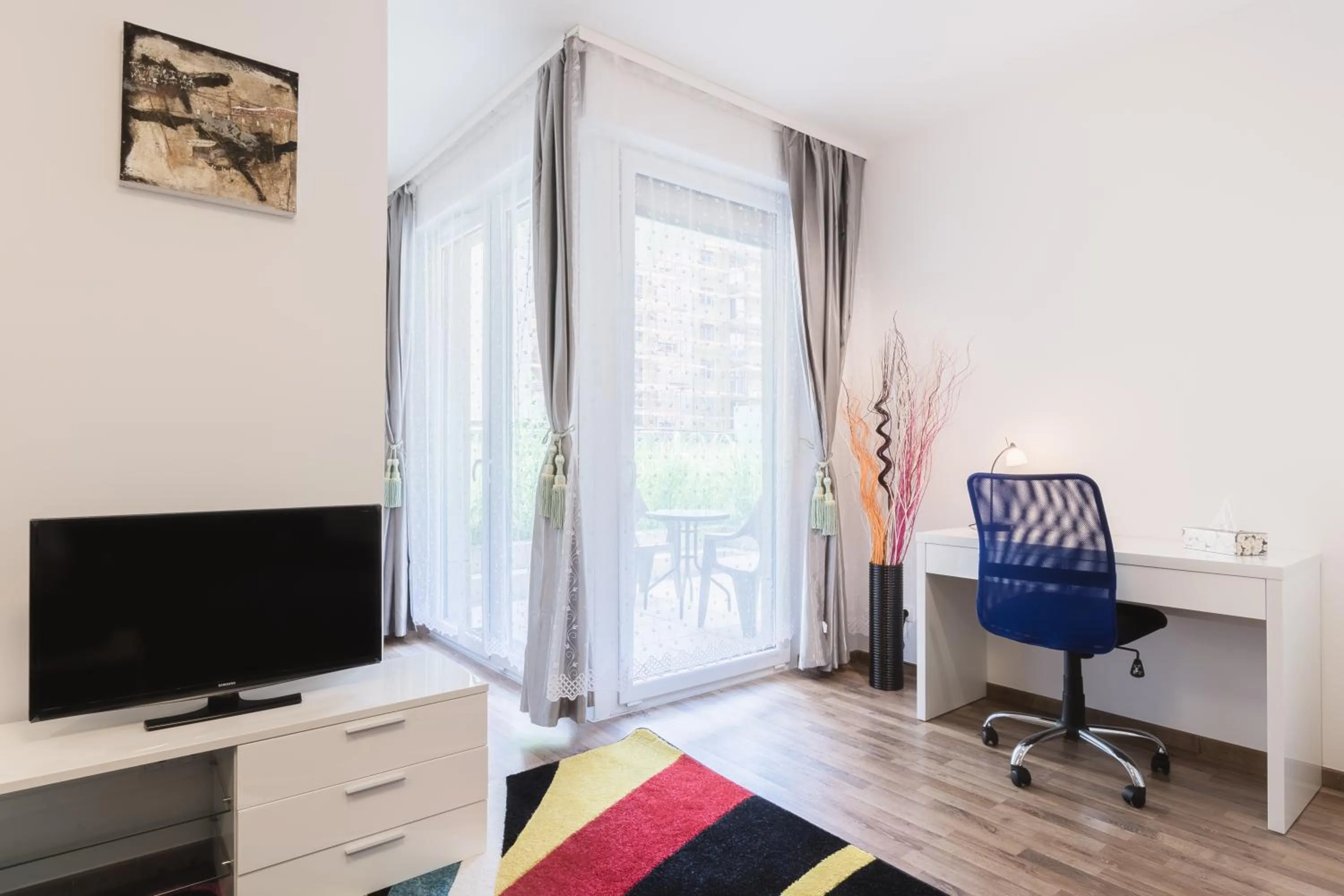 Balcony/Terrace in Corvin holiday Apartments hotel