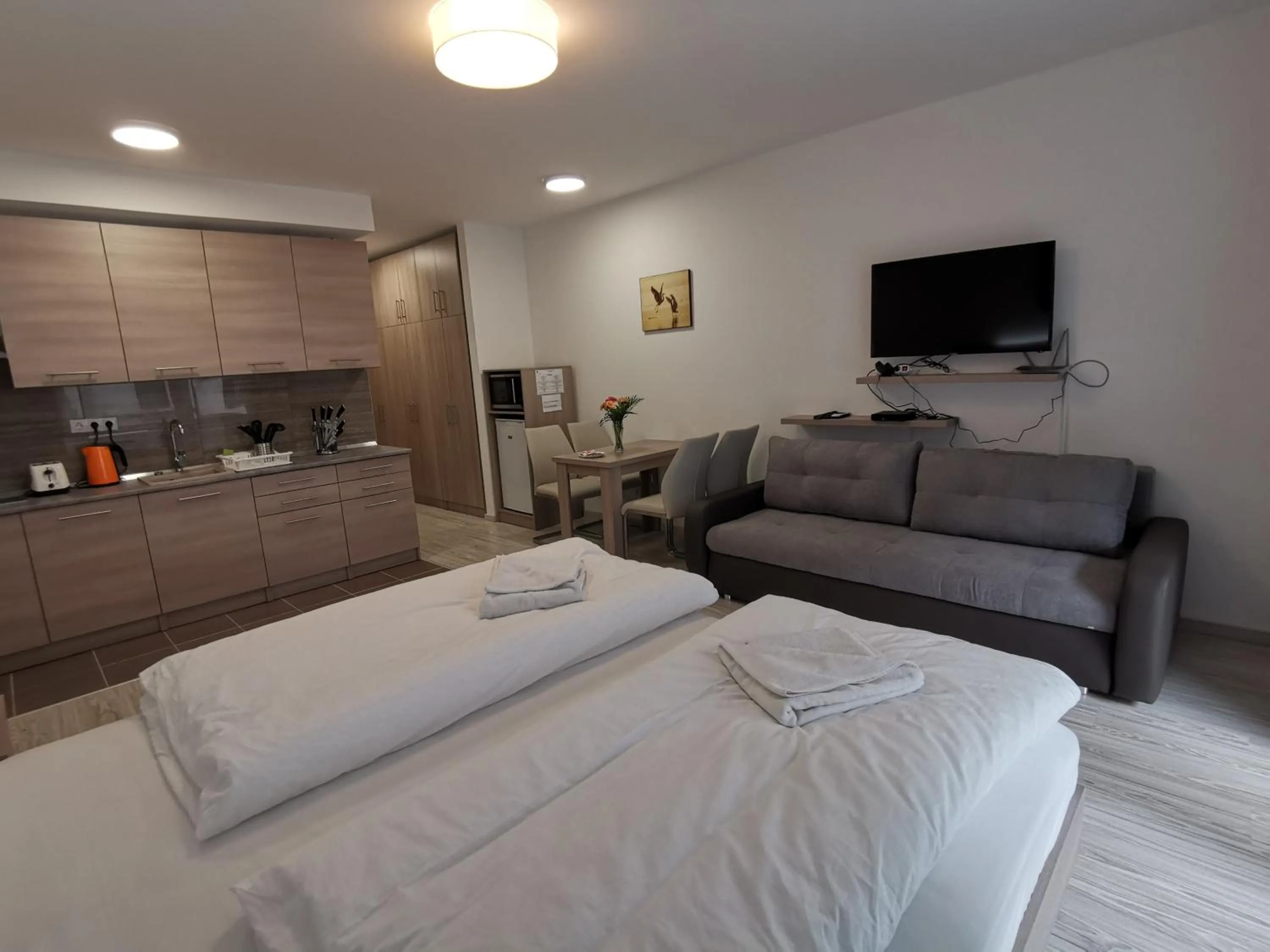 Bed in Corvin holiday Apartments hotel