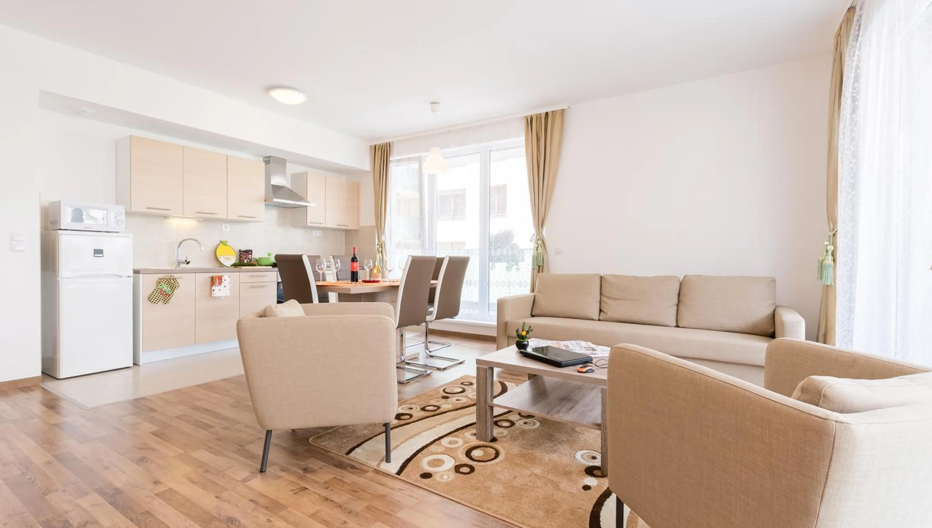 Balcony/Terrace in Corvin holiday Apartments hotel