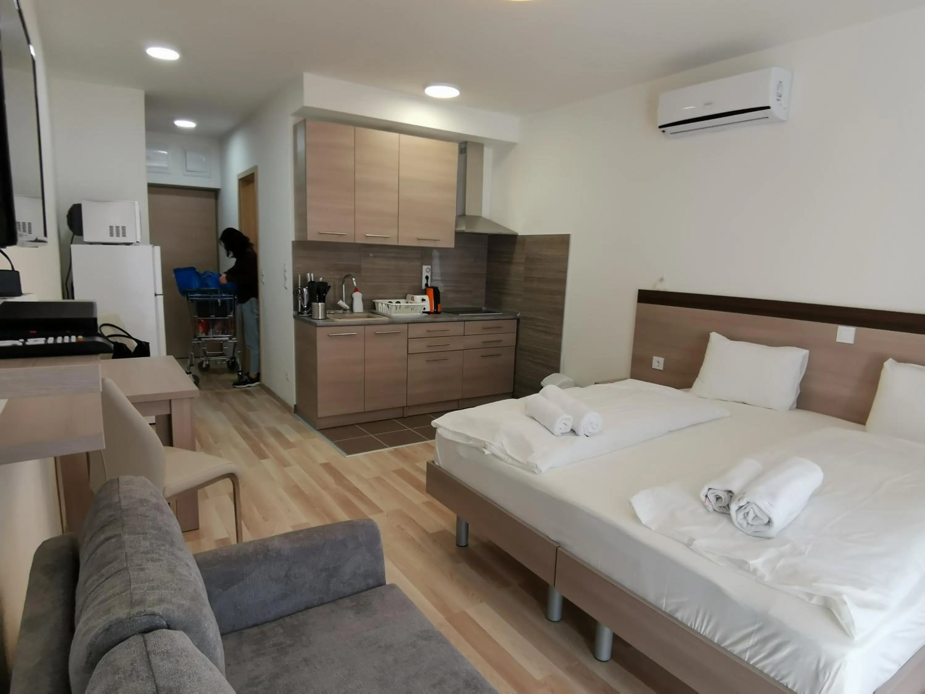 Bed in Corvin holiday Apartments hotel