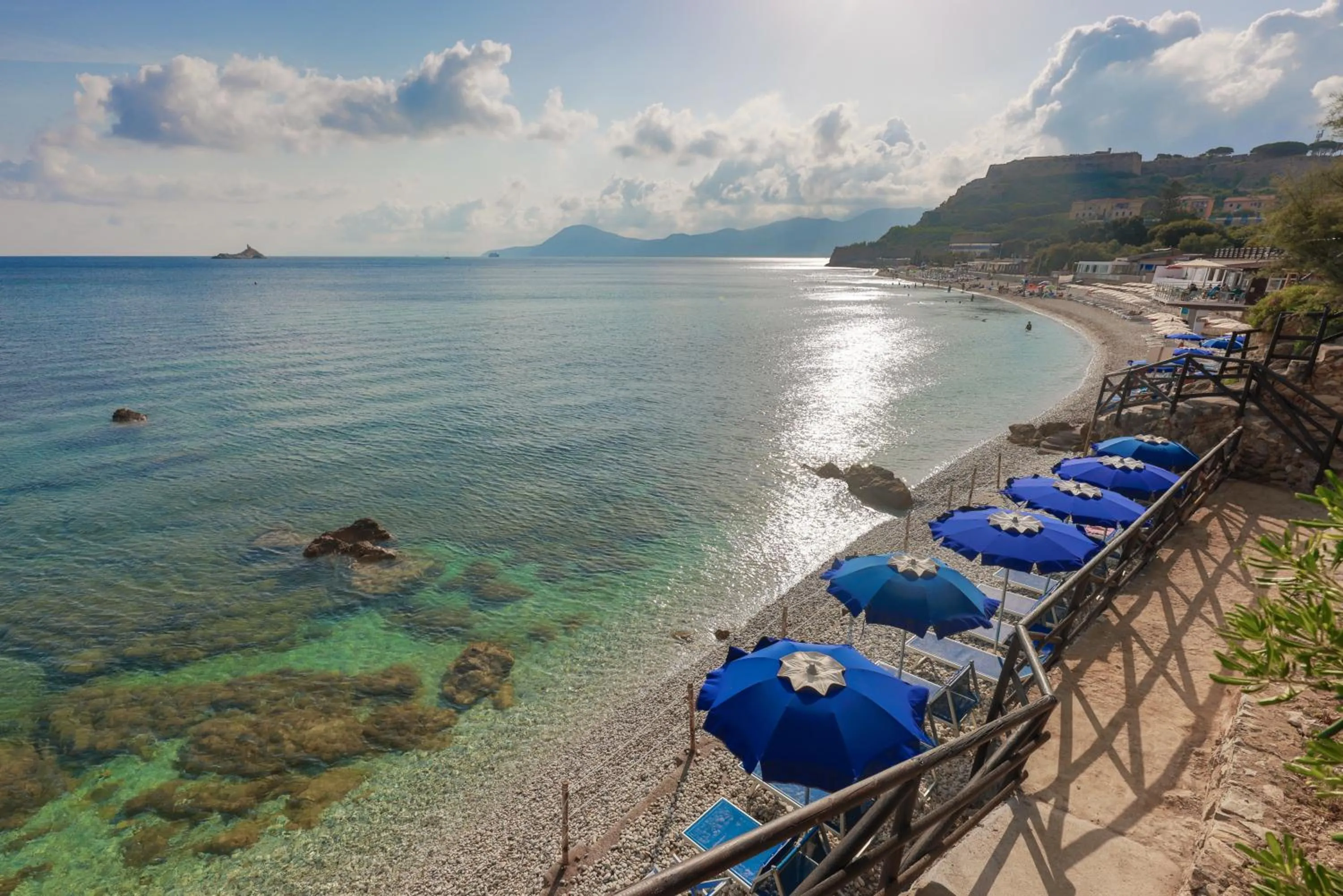 Beach in Hotel Villa Ombrosa
