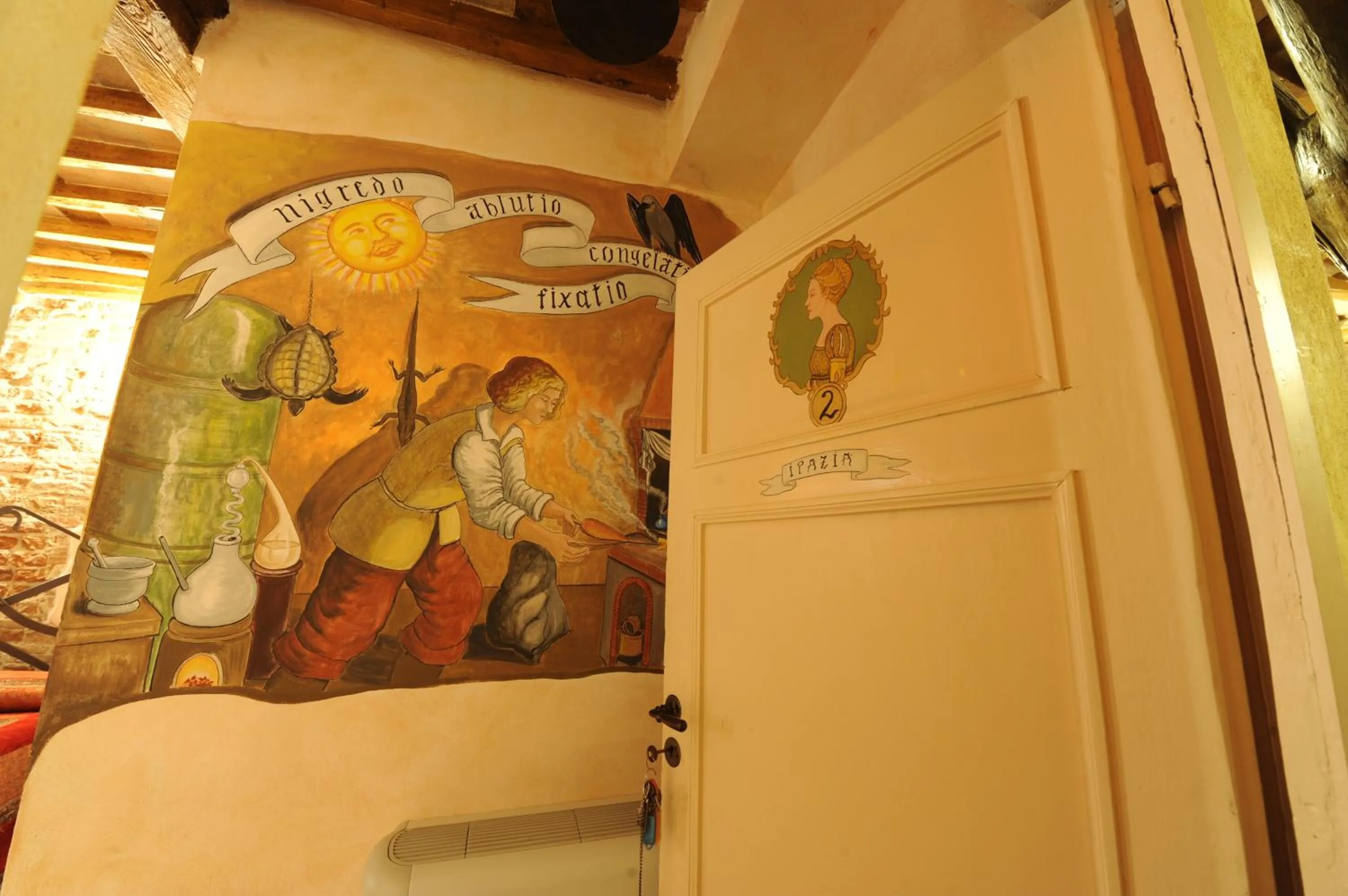 Decorative detail in Antica Corte dei Principi Charming Rooms