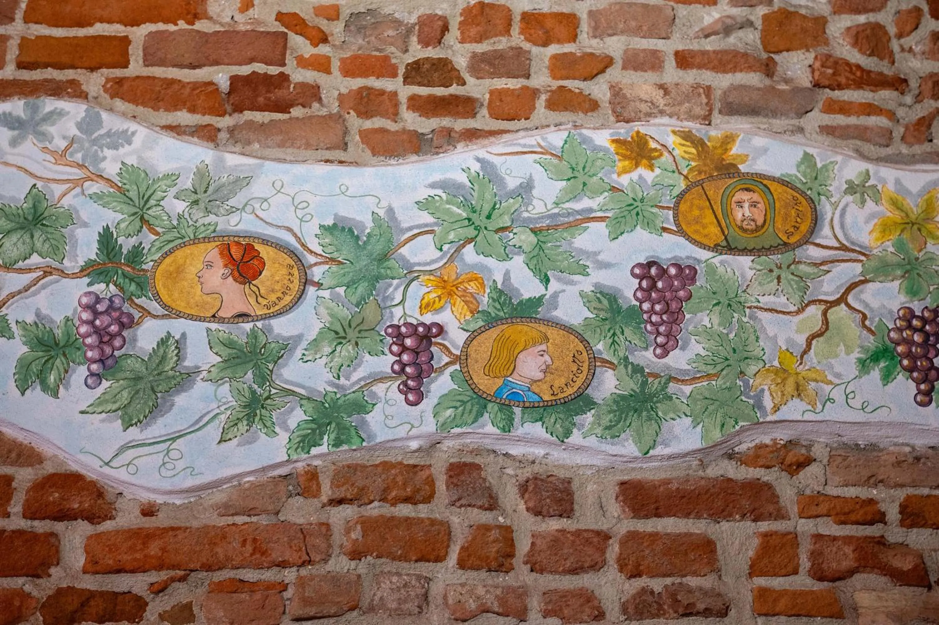 Decorative detail in Antica Corte dei Principi Charming Rooms