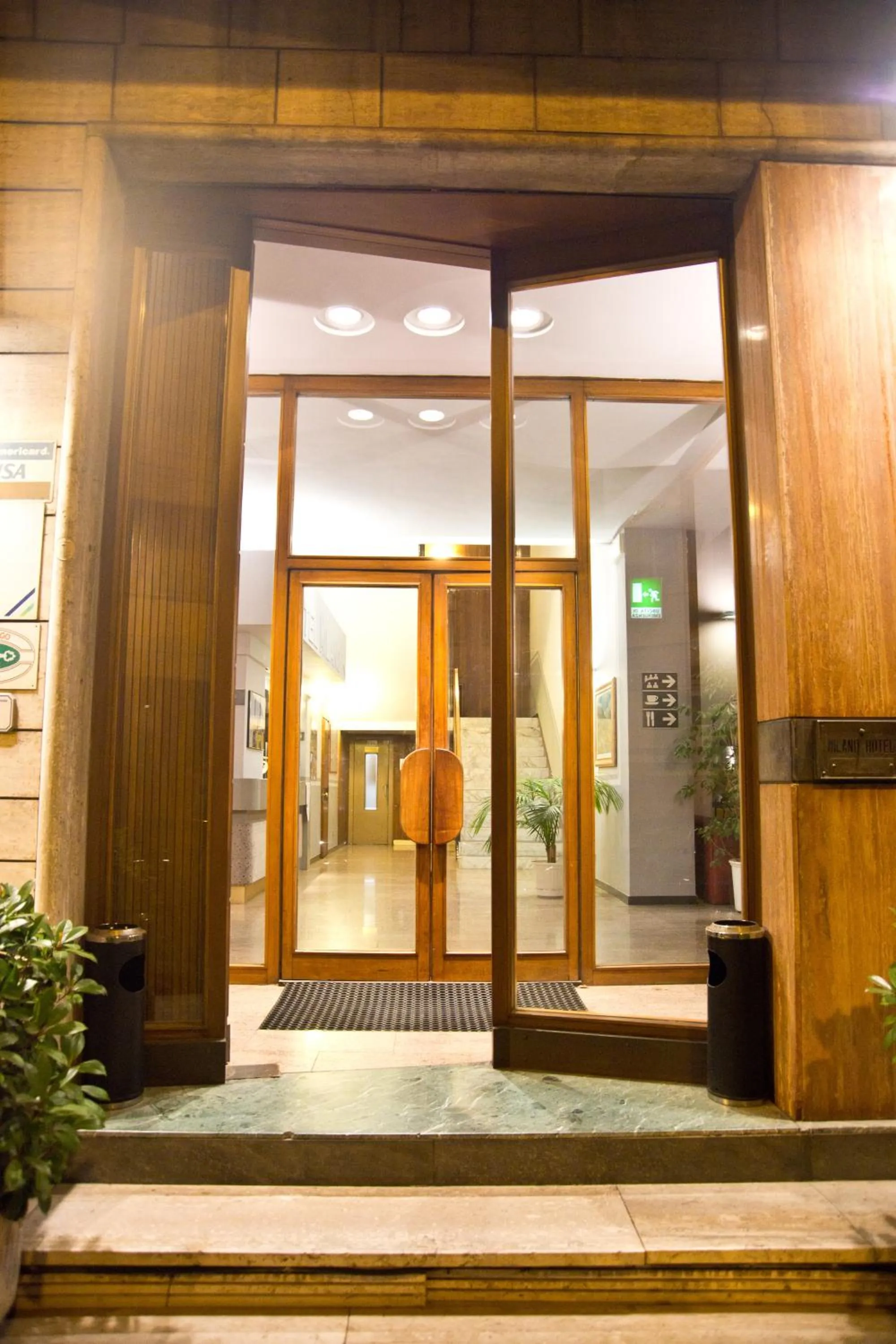 Facade/entrance in Hotel Milano