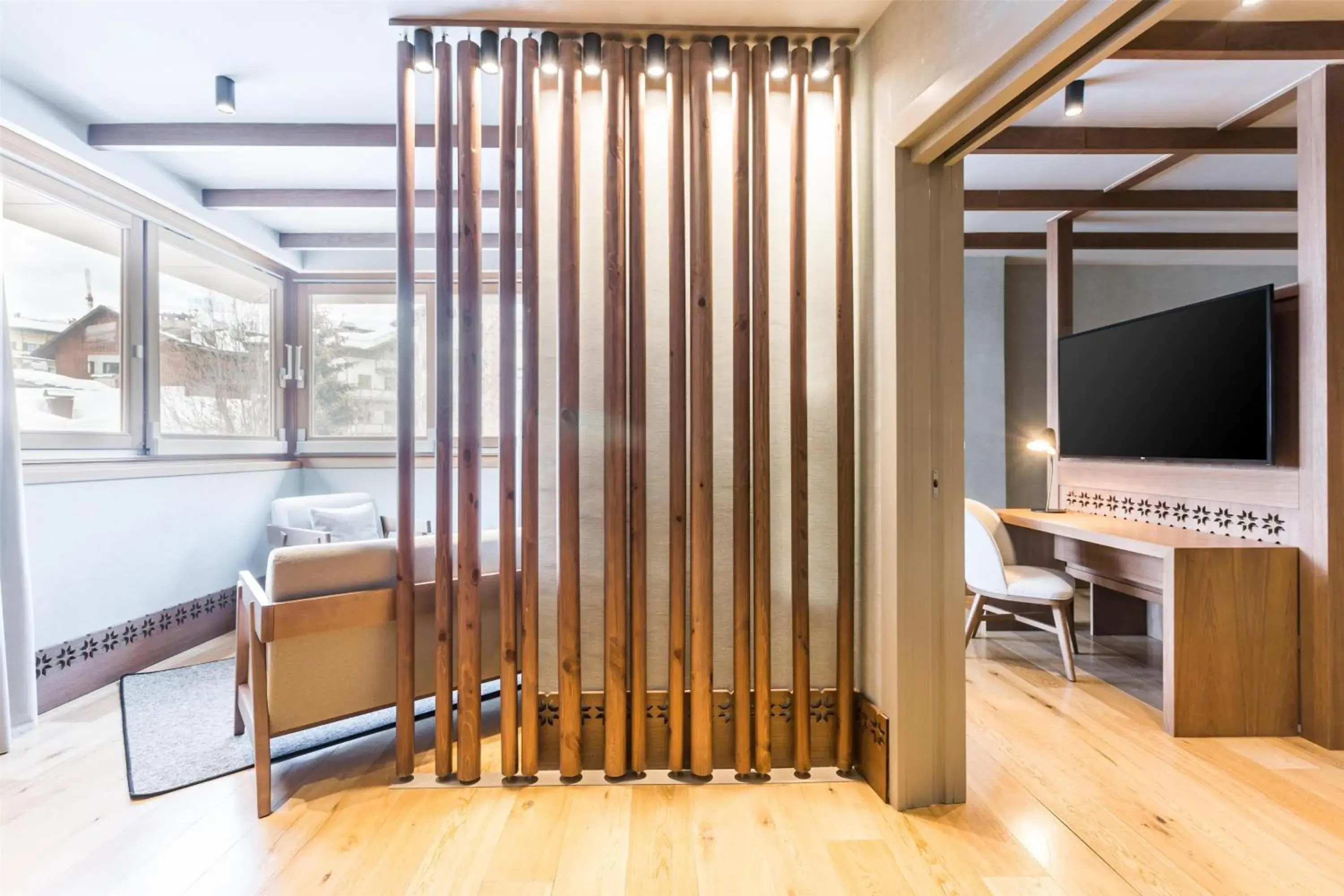 Bedroom in Grand Hotel Savoia Cortina d'Ampezzo, A Radisson Collection Hotel Bedroom in Grand Hotel Savoia Cortina d'Ampezzo, A Radisson Collection Hotel