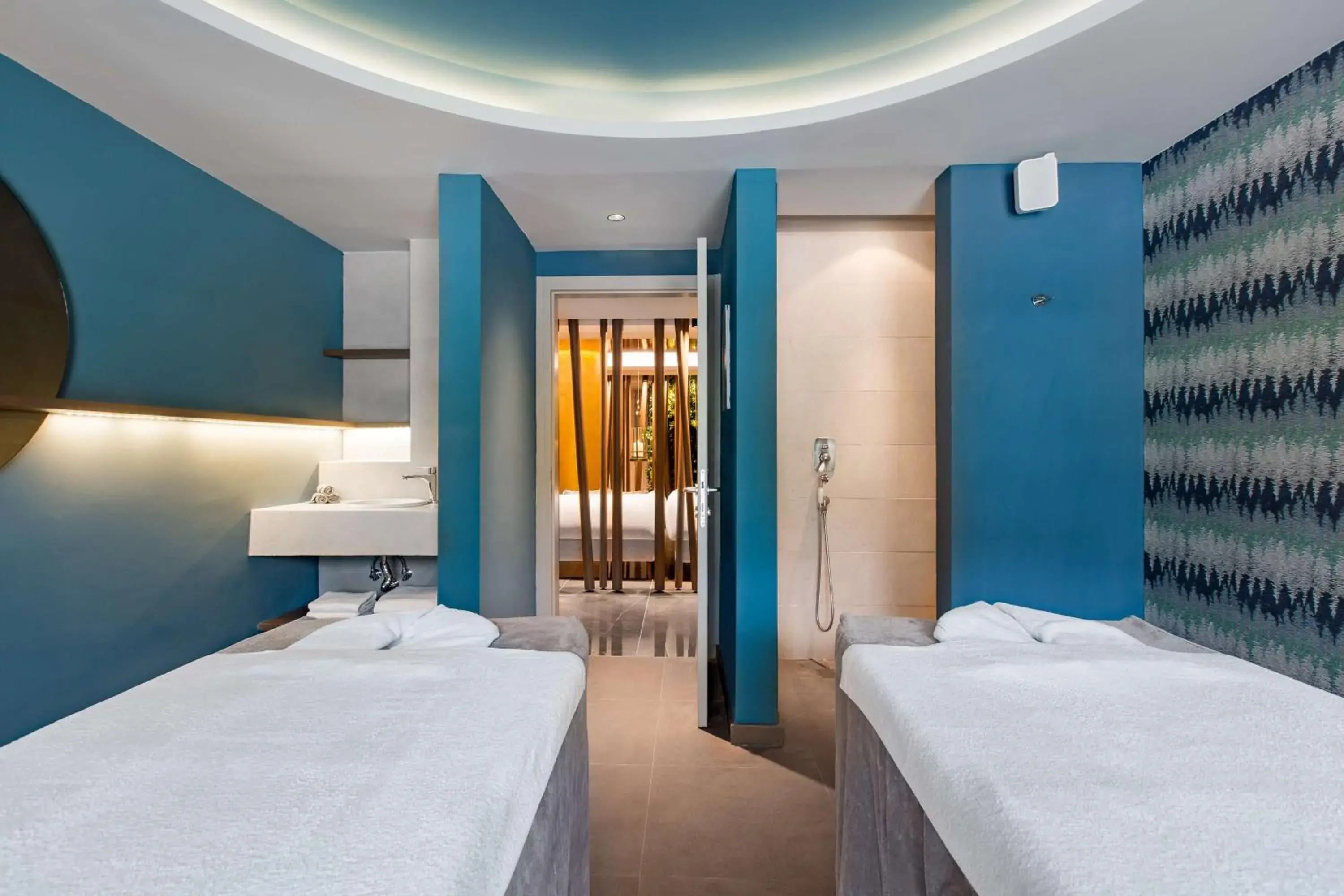 Spa and wellness centre/facilities, Bed in Grand Hotel Savoia Cortina d'Ampezzo, A Radisson Collection Hotel Spa and wellness centre/facilities, Bed in Grand Hotel Savoia Cortina d'Ampezzo, A Radisson Collection Hotel