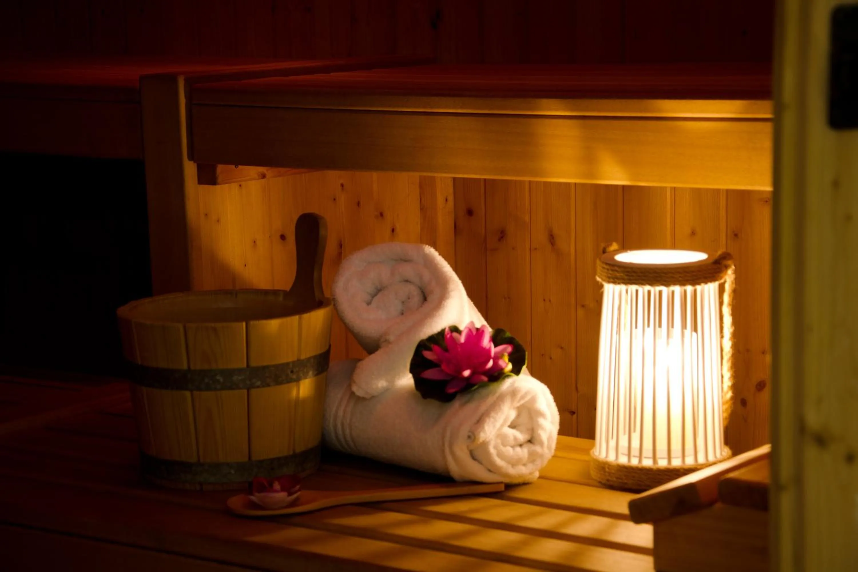 Sauna in Hotel Il Cervo, SPA & Wellness, Bike Hotel