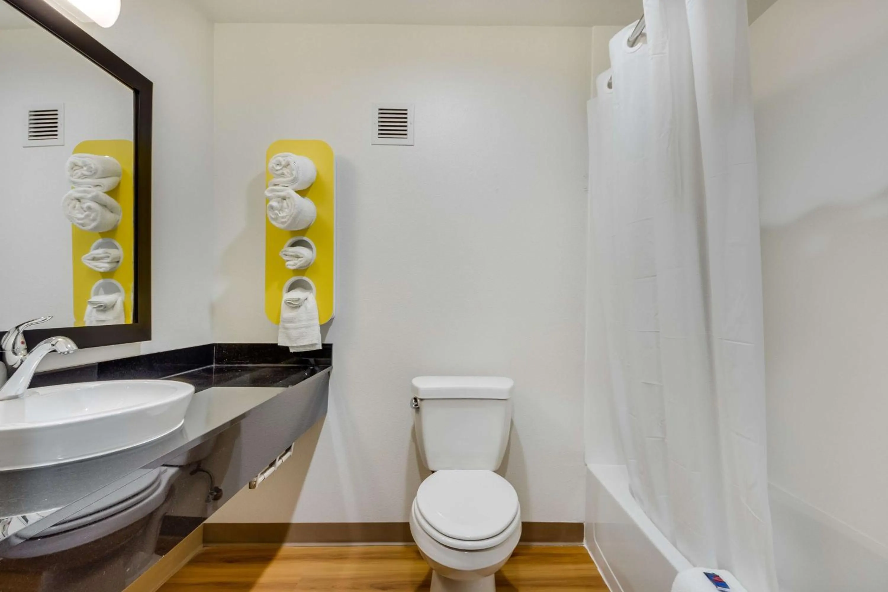 Toilet in Motel 6-Tulsa, OK