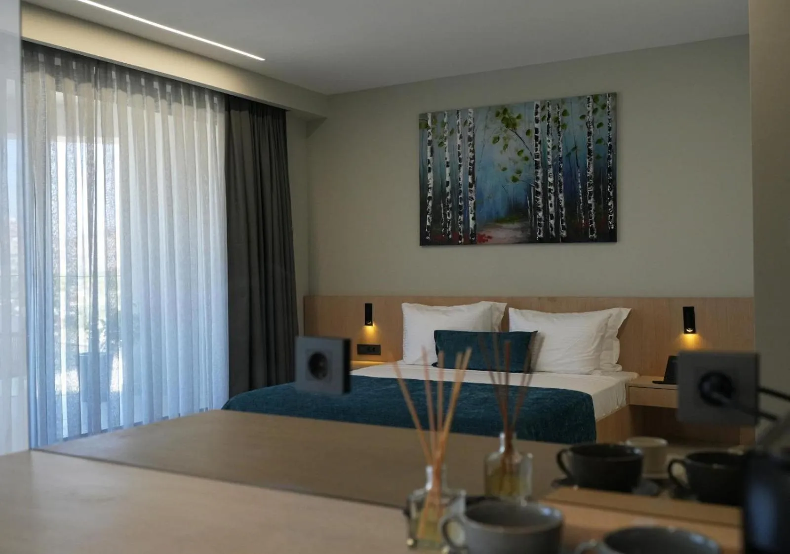 Photo of the whole room, Bed in The Highlight Bodrum