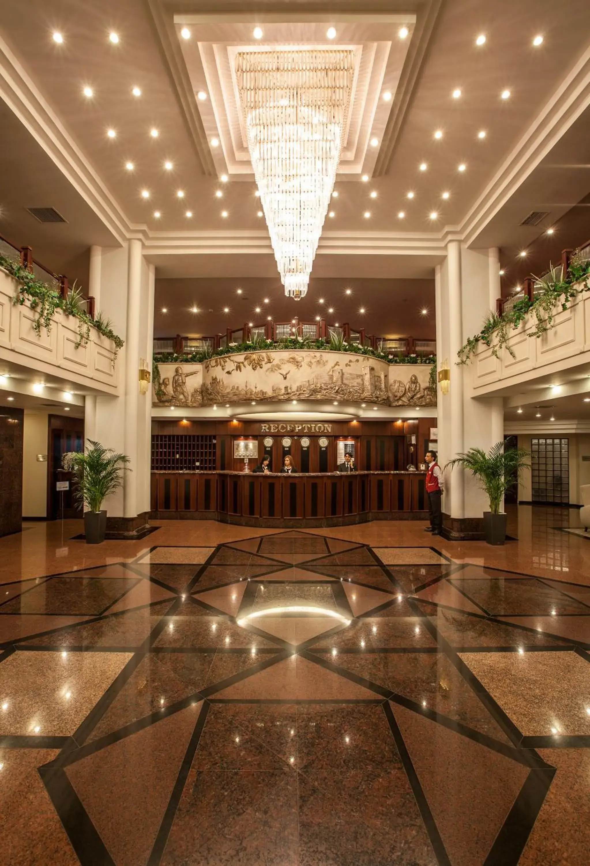 Lobby or reception in Grand Hotel Gaziantep Lobby or reception in Grand Hotel Gaziantep