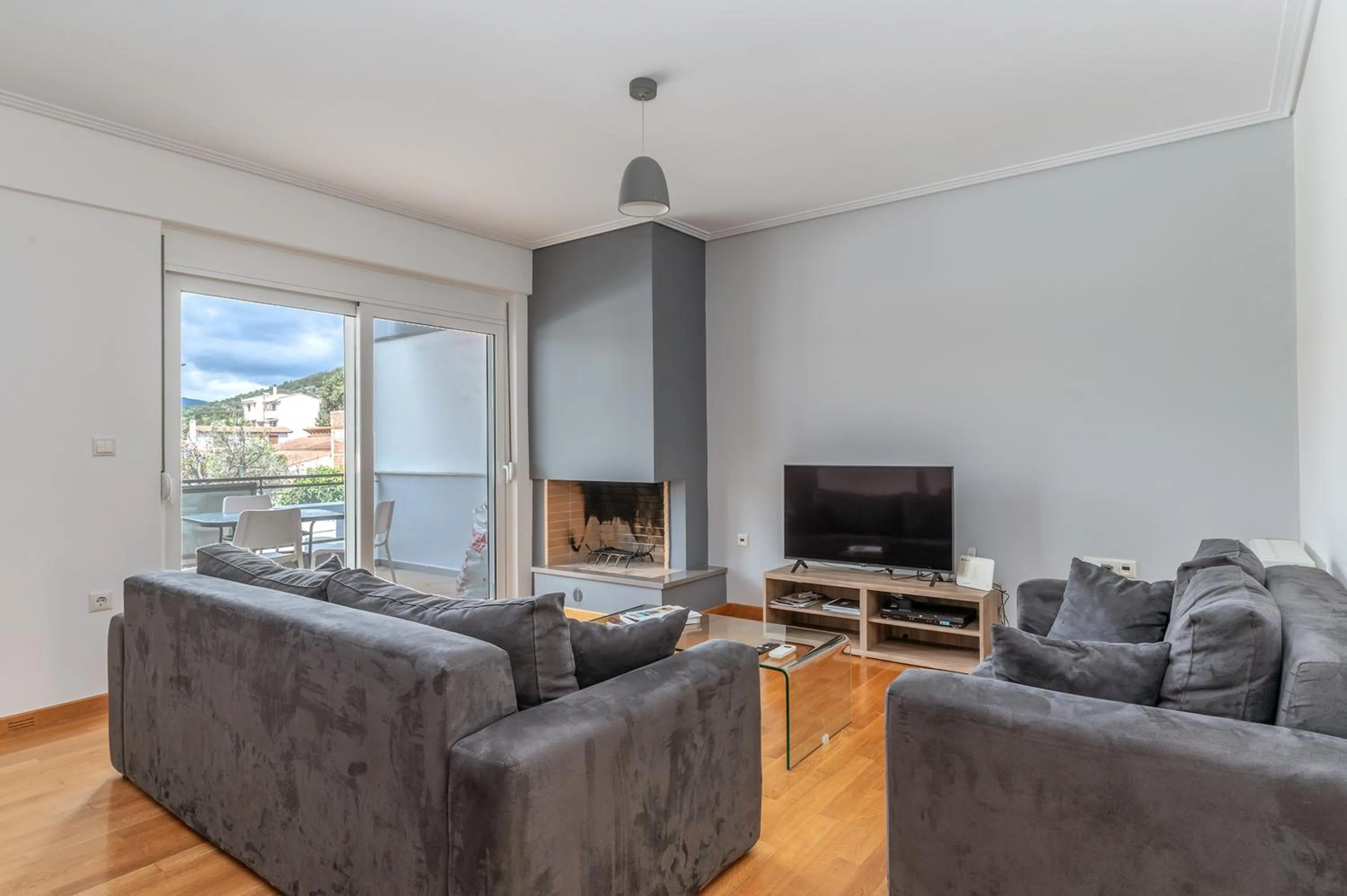 Living room in Elvita Spata Luxurious Villa